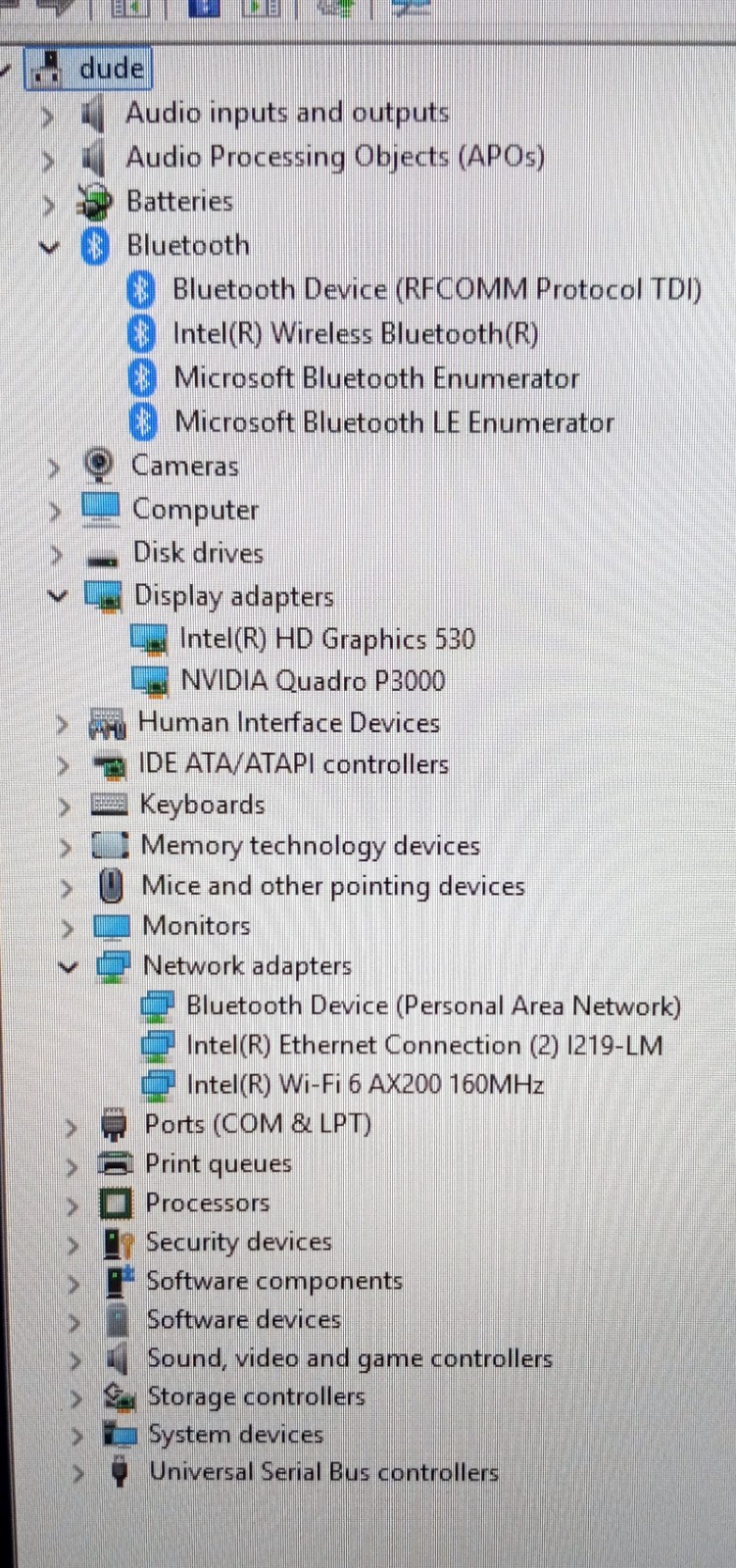 Dell Precision 7710 I7-6820hq 2.7-3.6Ghz 12GB 512GB NVME NVIDIA P3000 AX200 W11