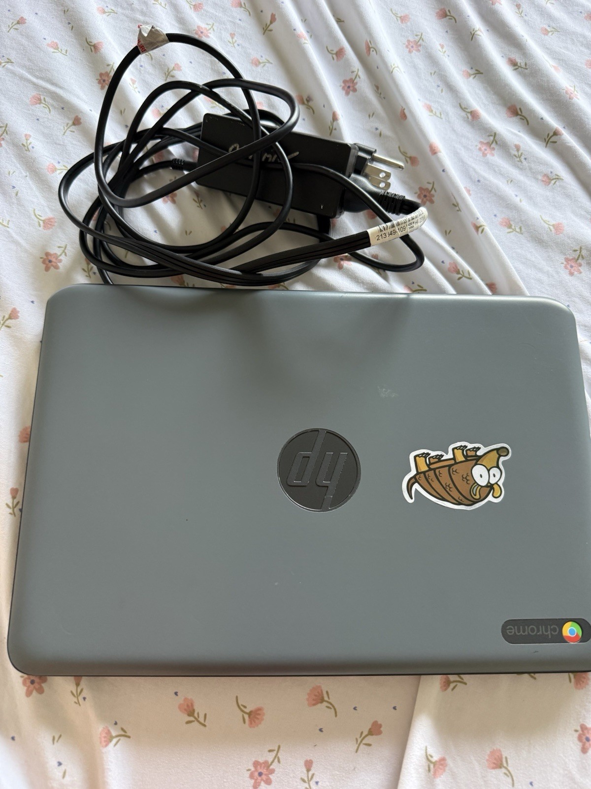 HP Chromebook 11.6in Intel Celeron Gray/Black Chrome OS Webcam w/Charger