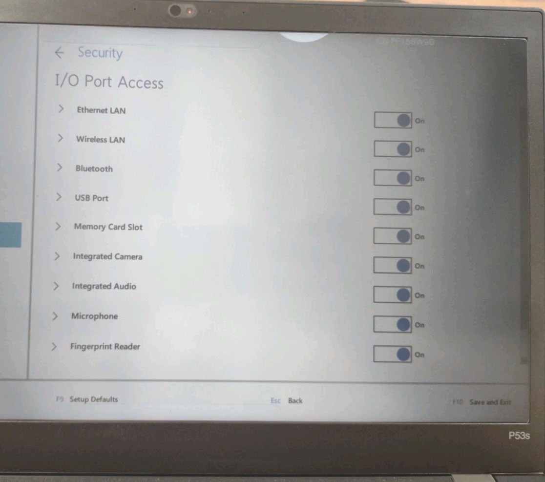 Lenovo ThinkPad P53s W/ Intel i7-8665U, 24GB RAM, 256GB SSD.