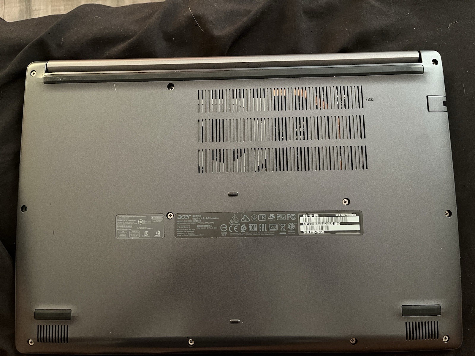 Acer Aspire A515-55-574S 15.6″ i5 10th Gen ( for parts )￼