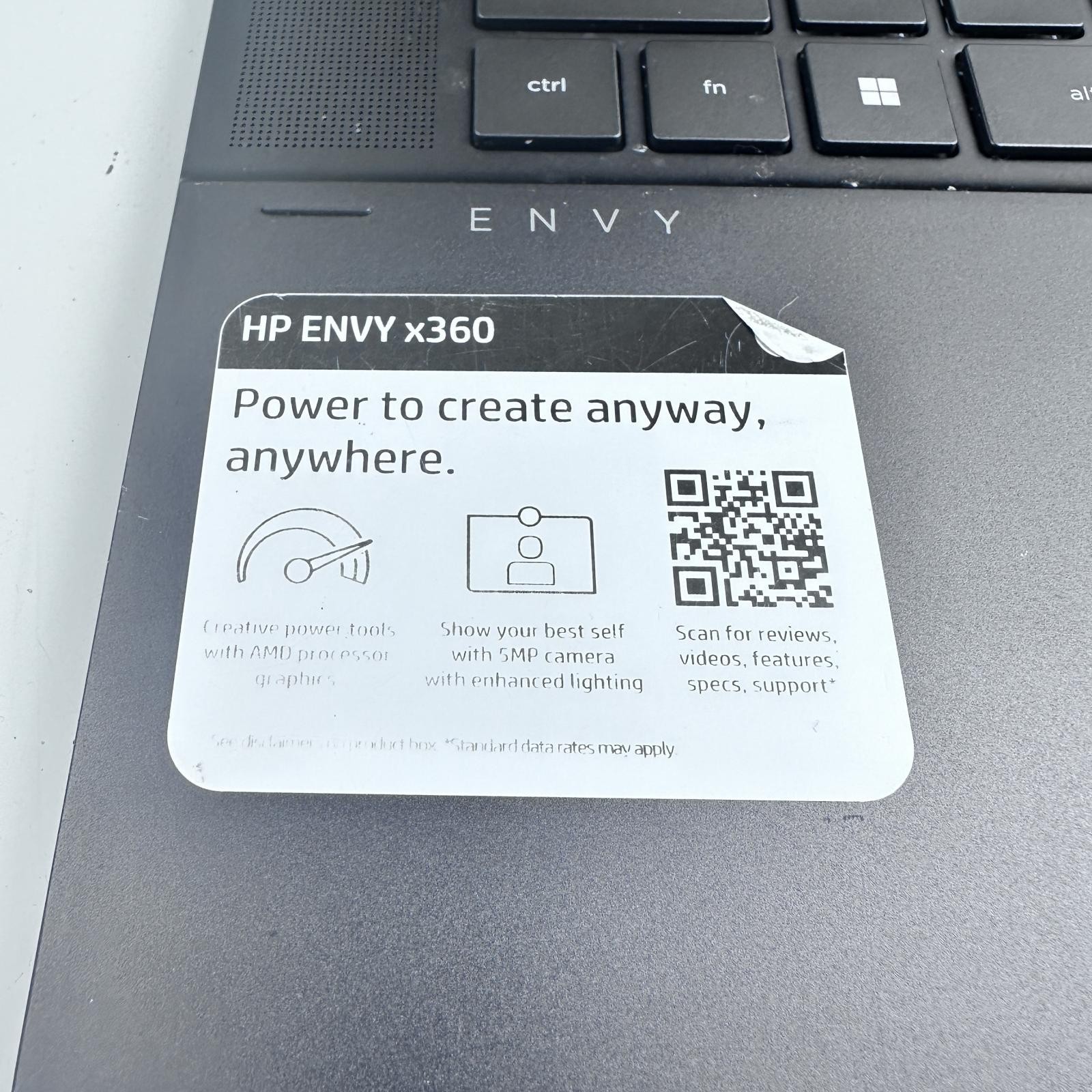 HP Envy x360 2-in-1 15-ey0013dx 15.6″ Touch, Ryzen 5 5625U, 8GB, 256GB *Pls READ