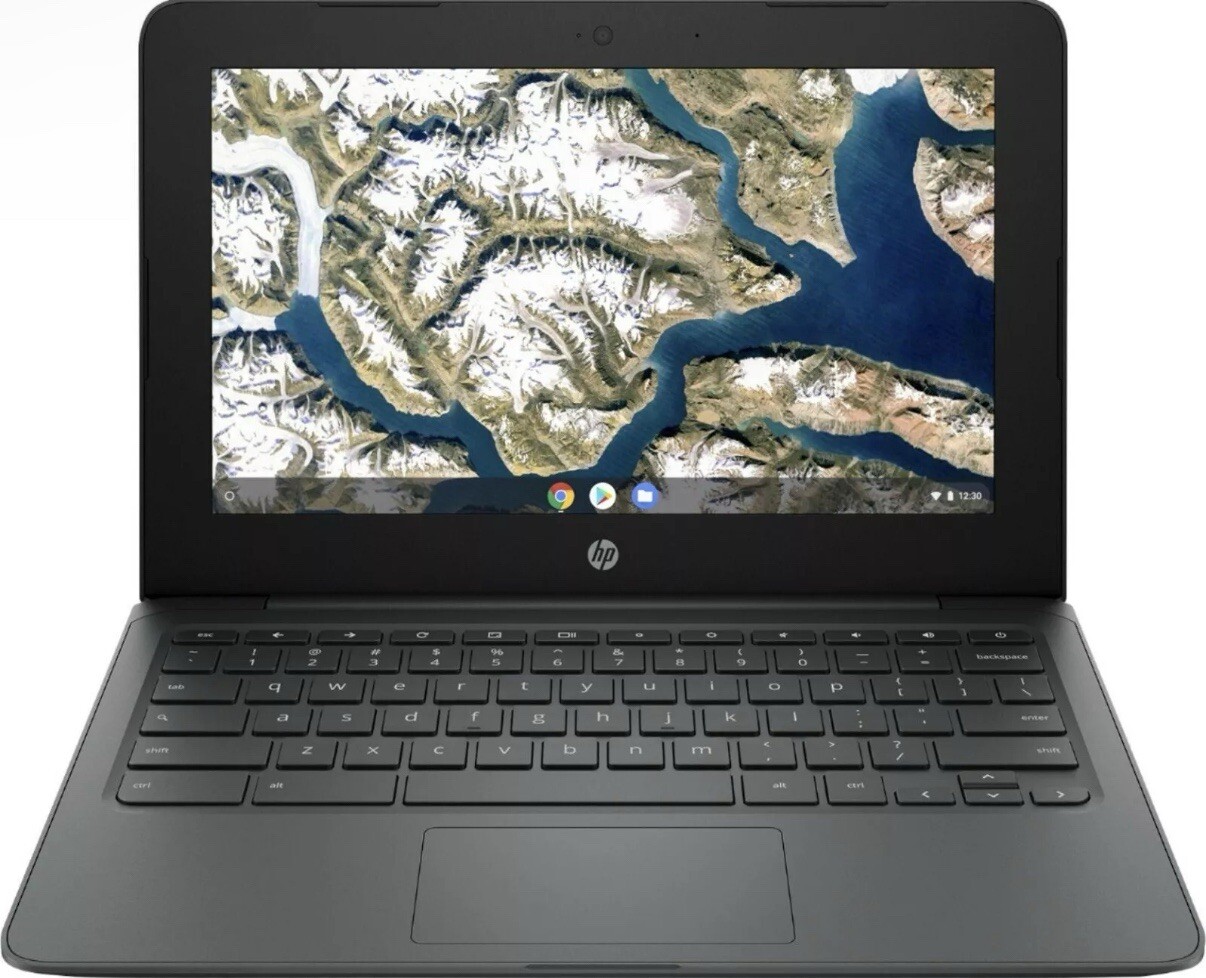 New HP Chromebook 11.6″ HD Intel Celeron N3350, 4GB RAM, 32GB eMMC, Chrome OS