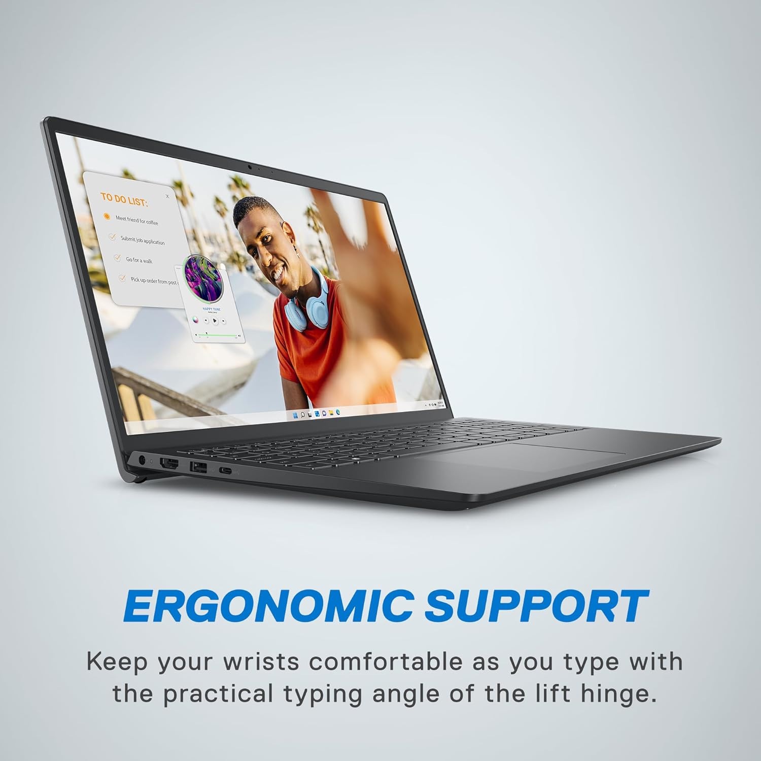 Dell Inspiron 15 3535 Carbon Black AMD Ryzen 5 7520U 8 GB RAM 512 SSD, New