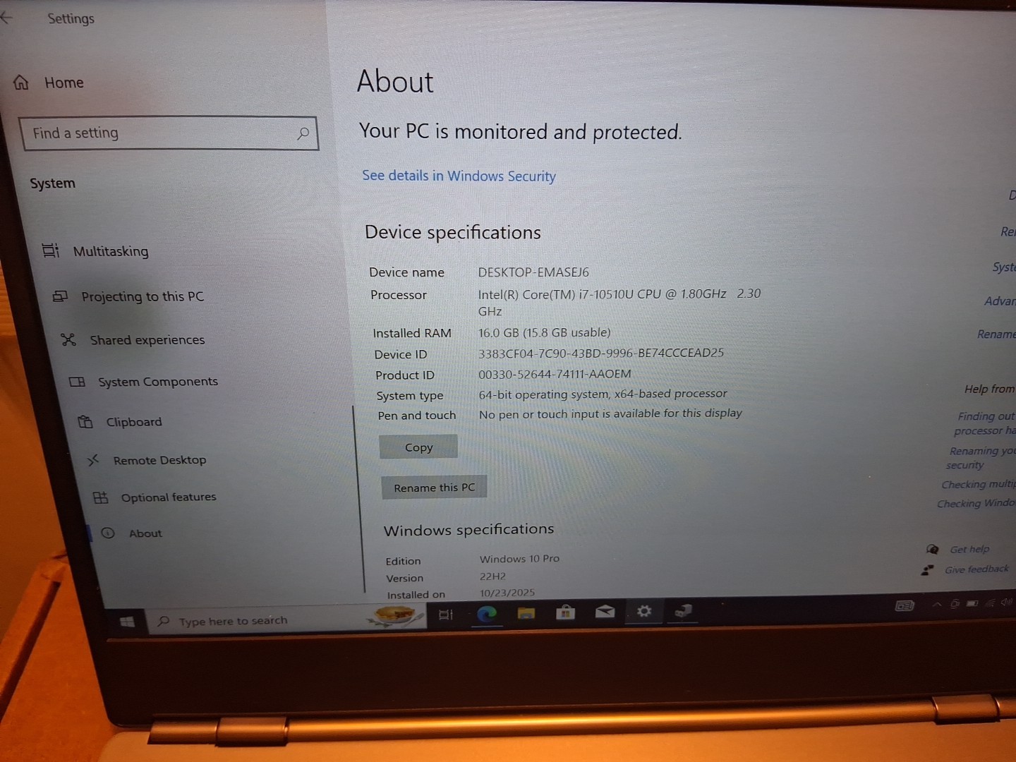 Thinkbook 13s-IML-type 20RR I7 10th 16gb RAM 512gb SSD