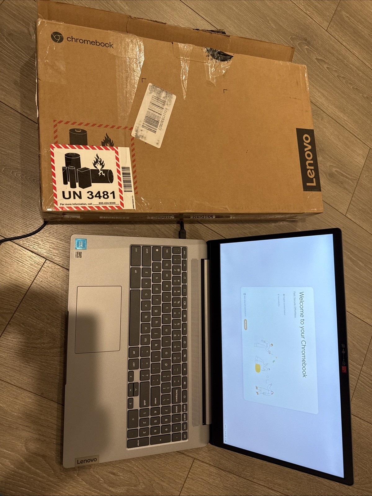 Lenovo IdeaPad 3 Chrome 15IJL6 15.6-inch Laptop Intel Pentium 4GB 64GB Space Gra