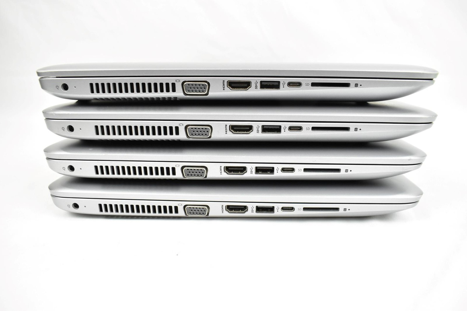 (4) HP ProBook 470 G4 i7-7500U 2.7GHz 8GB 240GB DVDRW No OS 17.3″ Bad Batteries