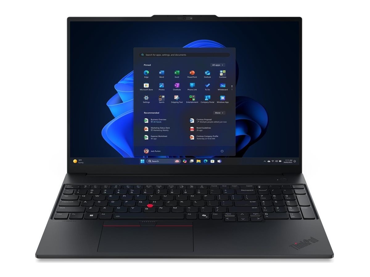 Lenovo ThinkPad E16 Gen 3, 16″ WUXGA, U5 225U, 32GB RAM, 1TB SSD, Win 11 Pro