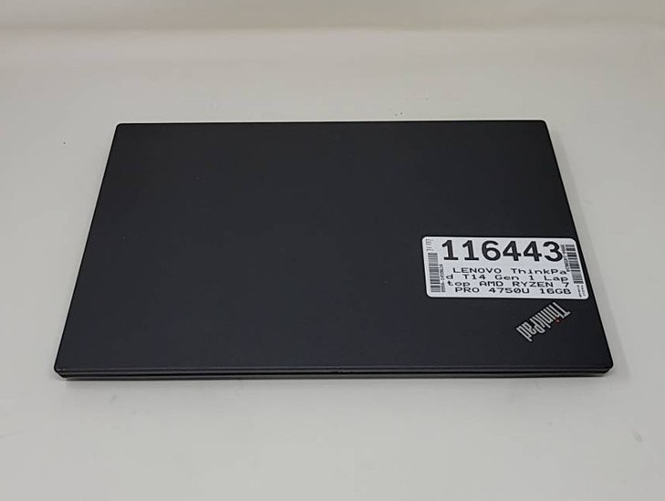 LENOVO ThinkPad T14 Gen 1 Laptop AMD RYZEN 7 PRO 4750U 16GB 512GB SEE NOTES
