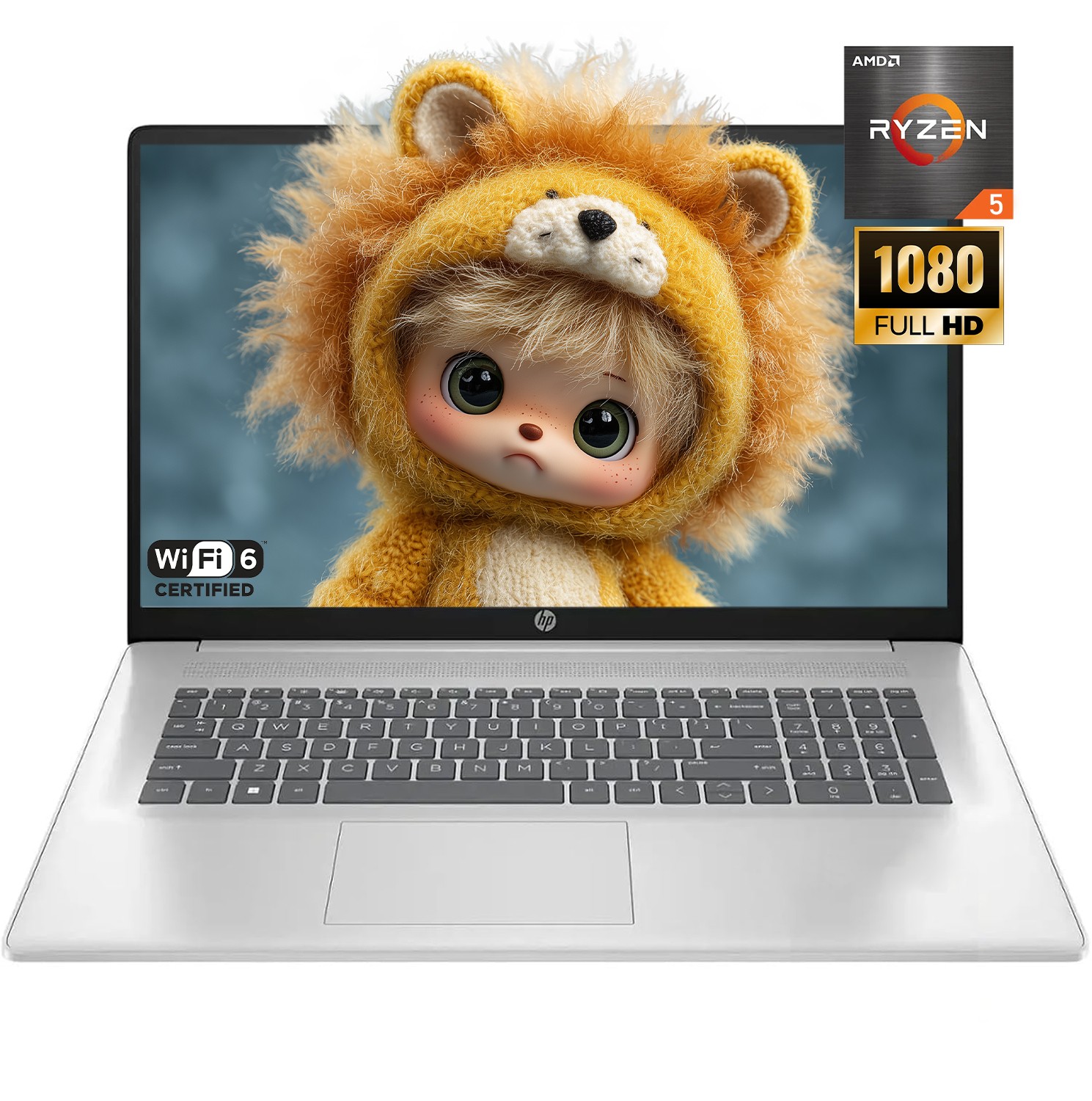 HP 17.3″FHD Laptop Computer UpTo 4.3GHz 6-core AMD R5-7430U UP TO 64GB RAM 4TB