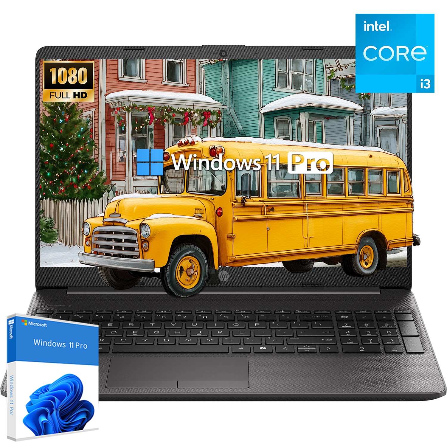 HP Laptop 250R G9 15.6″ Full HD+ 6cores Intel Core i3 UpTo 64GB-4TB SSD Win11Pro