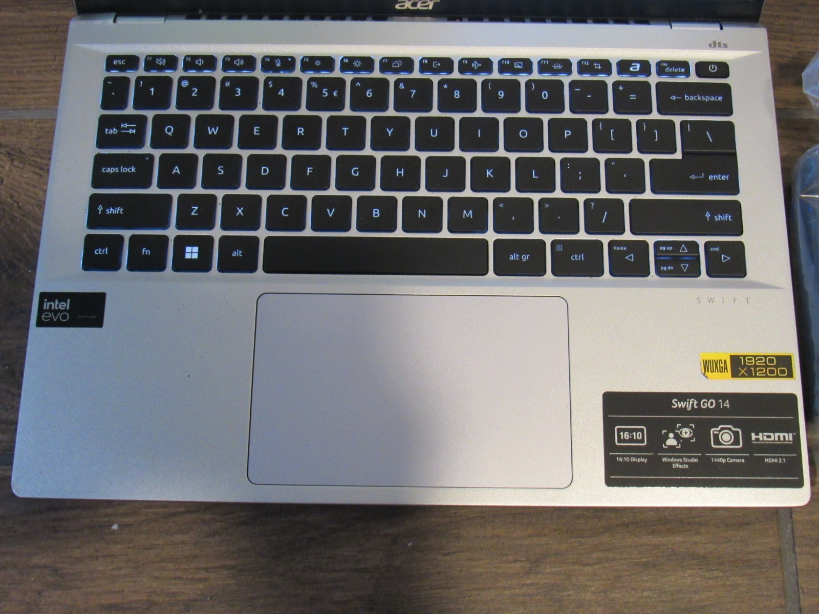 Acer Swift Go SFG14-72 14″ FHD+ TOUCH Ultra 7 155H 16GB RAM 1TB SSD VGOOD