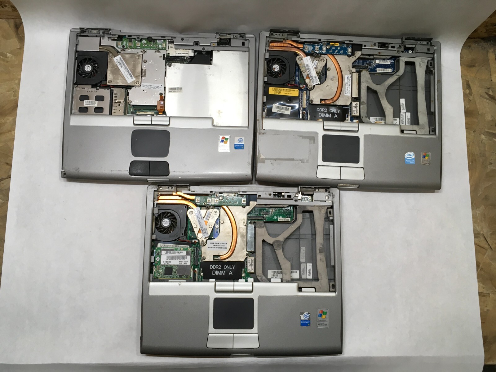 Lot of 7 D600 D610 No Screens Missing Most Components Power Dead For Parts- FT