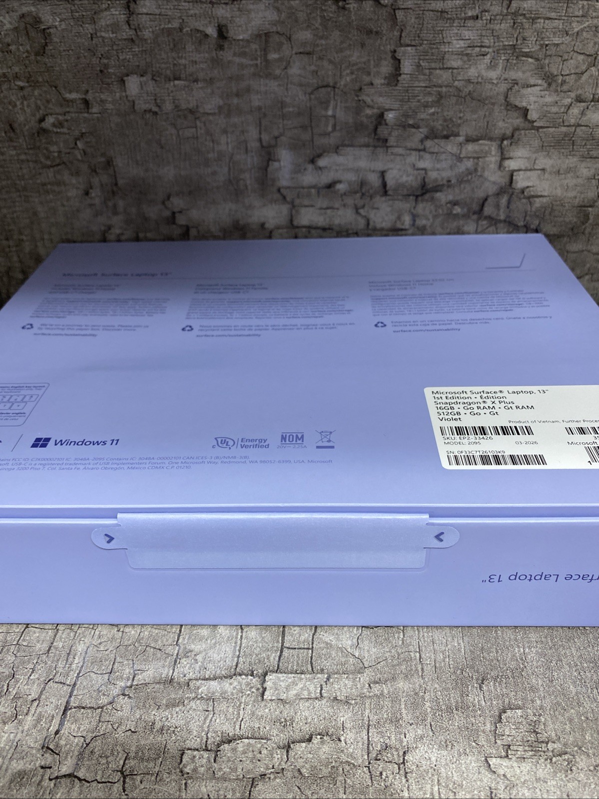 Microsoft 13″ Surface Laptop Snapdragon X Plus 8-Core, 16GB RAM, 512GB Violet