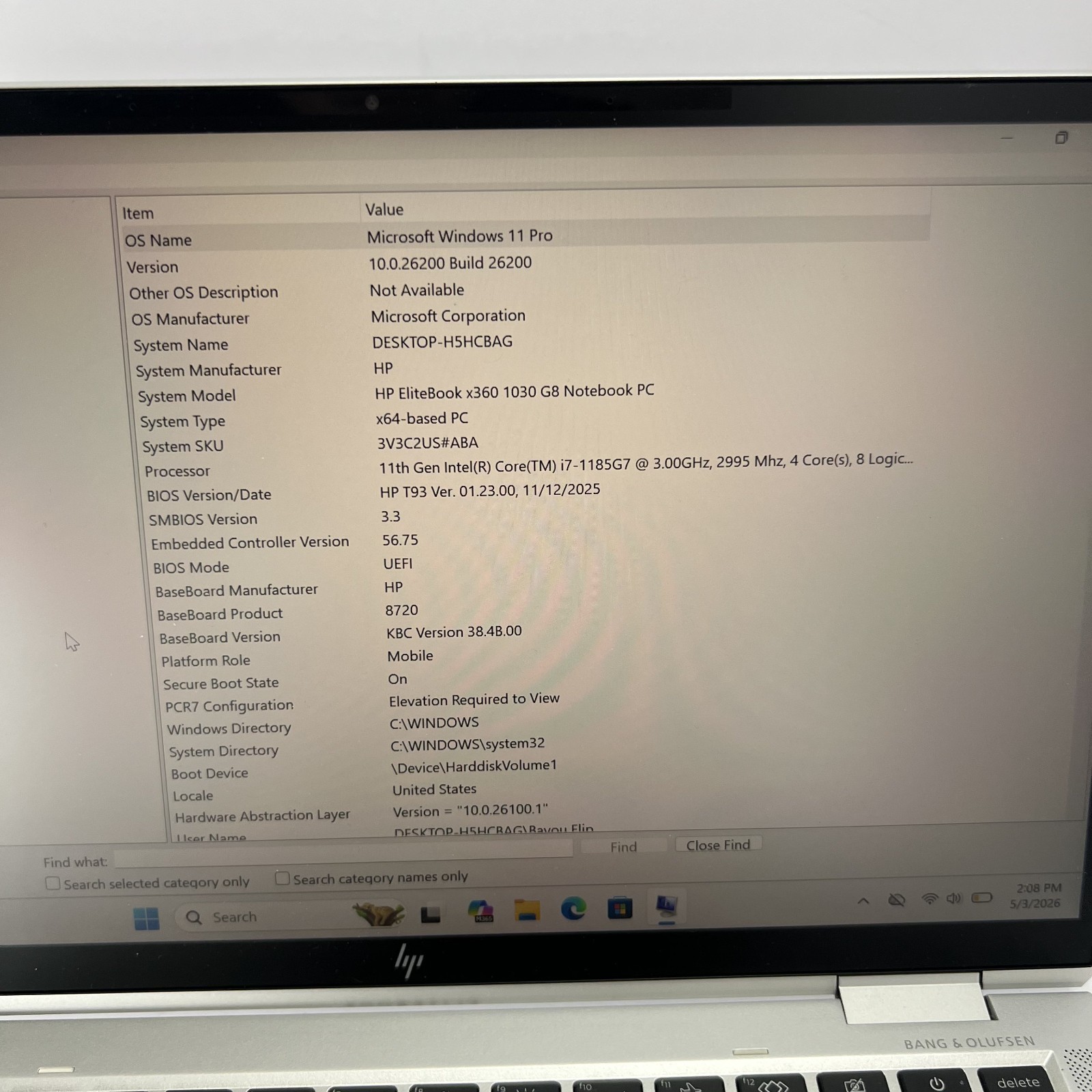 HP EliteBook x360 1030 G8 Touch i7-1185G7 3.0GHz 256GB SSD 16GB W11P LTE EUC