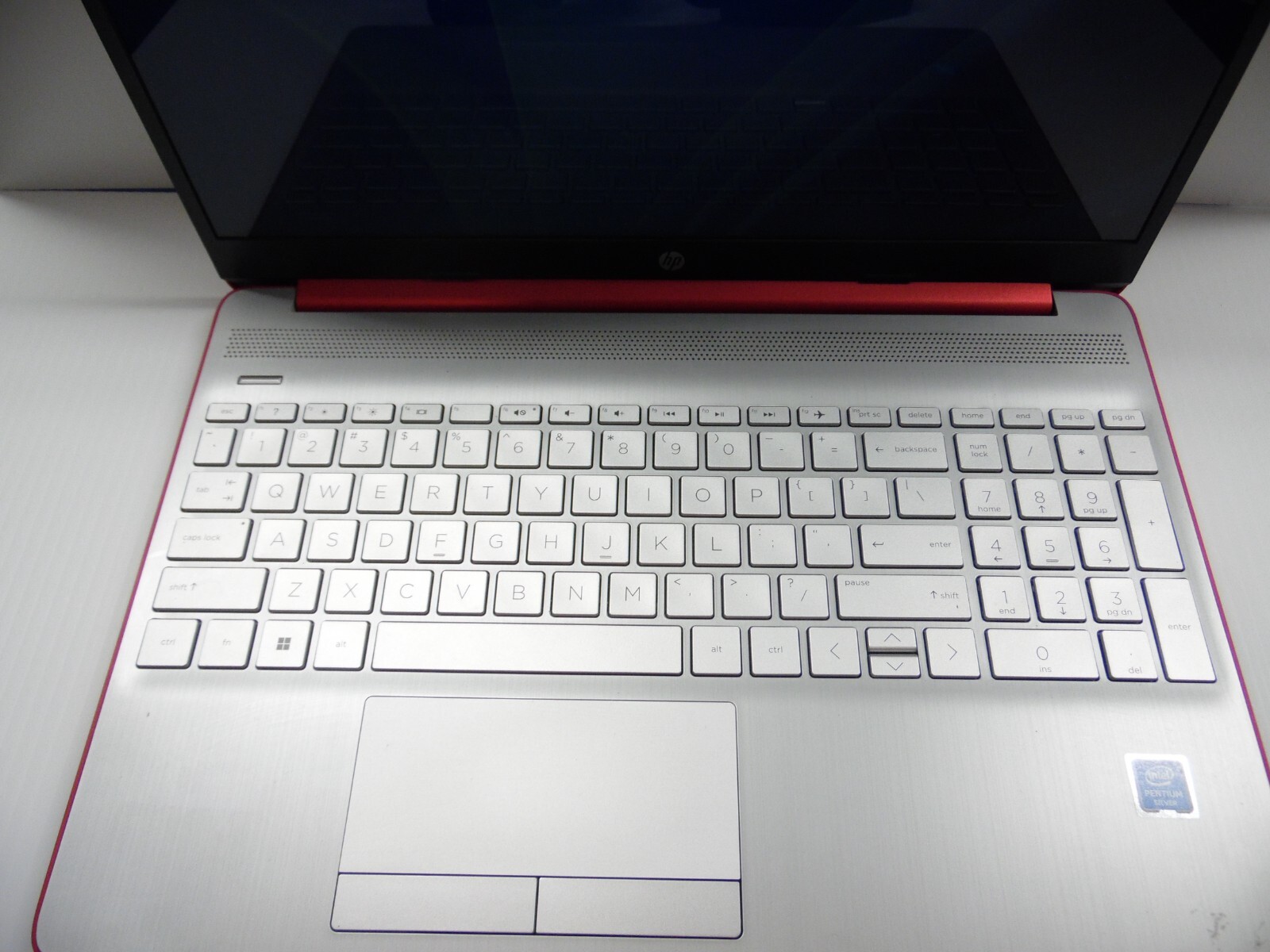 HP 15 (NO CHARGING CORD, PARTS OR REPAIR ) Laptop – Red