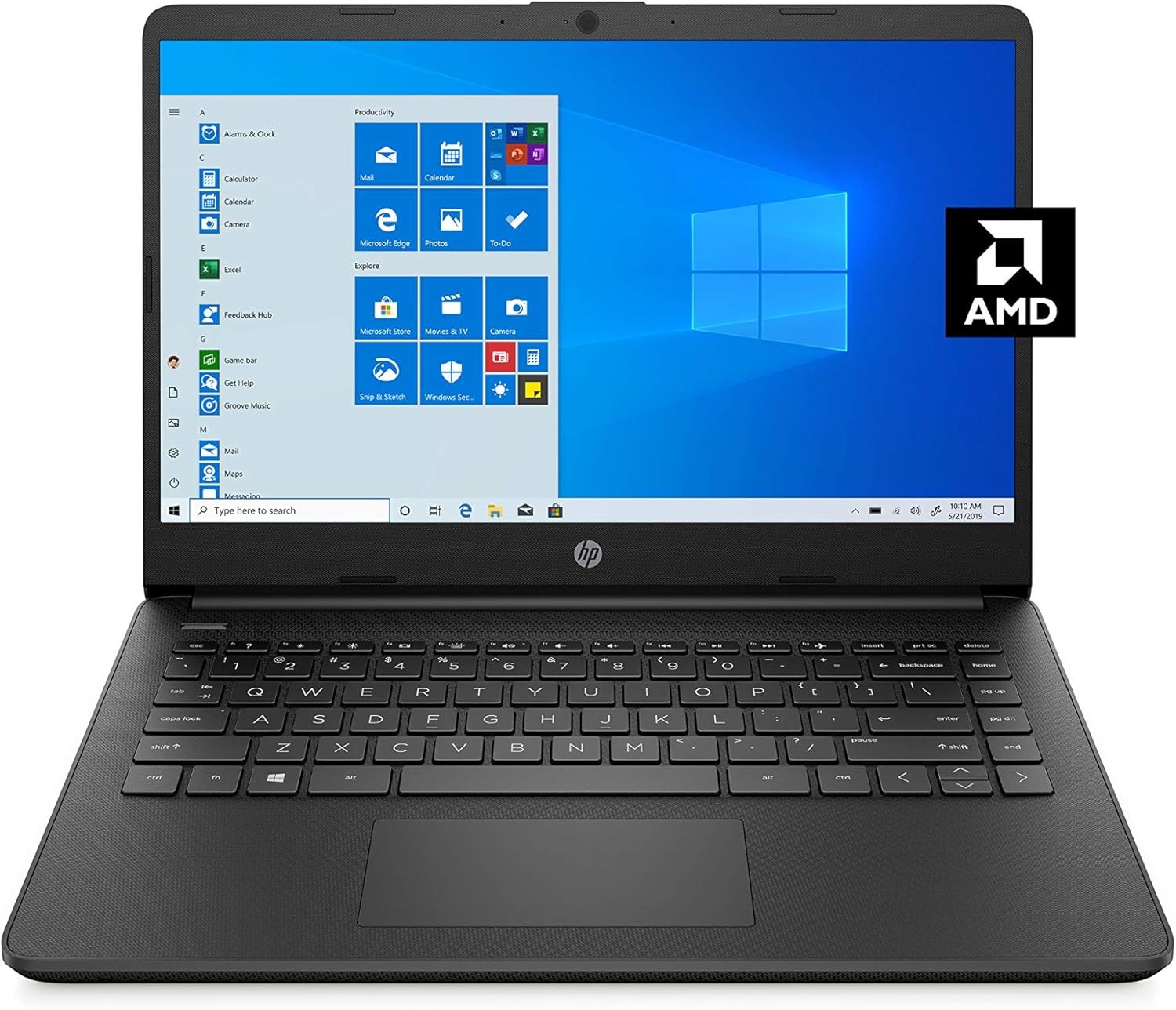HP 14 HD Laptop AMD 3020e 4 GB RAM 64 GB eMMC Storage Windows 10 Home