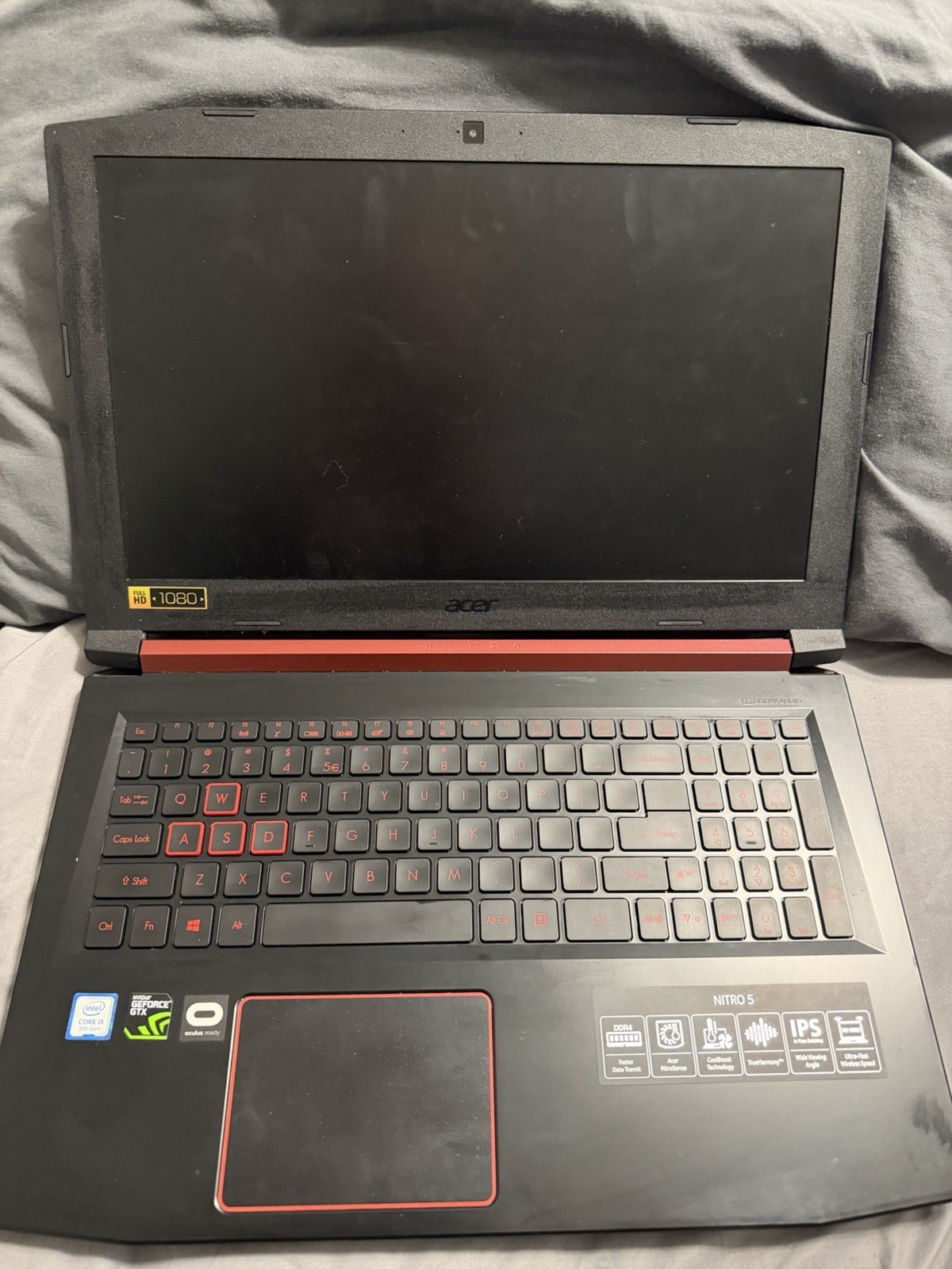 Acer Nitro Gaming Laptop –32GB RAM, I5-9300H, NVIDIA RTX 2060, 17.3″ FHD Screen