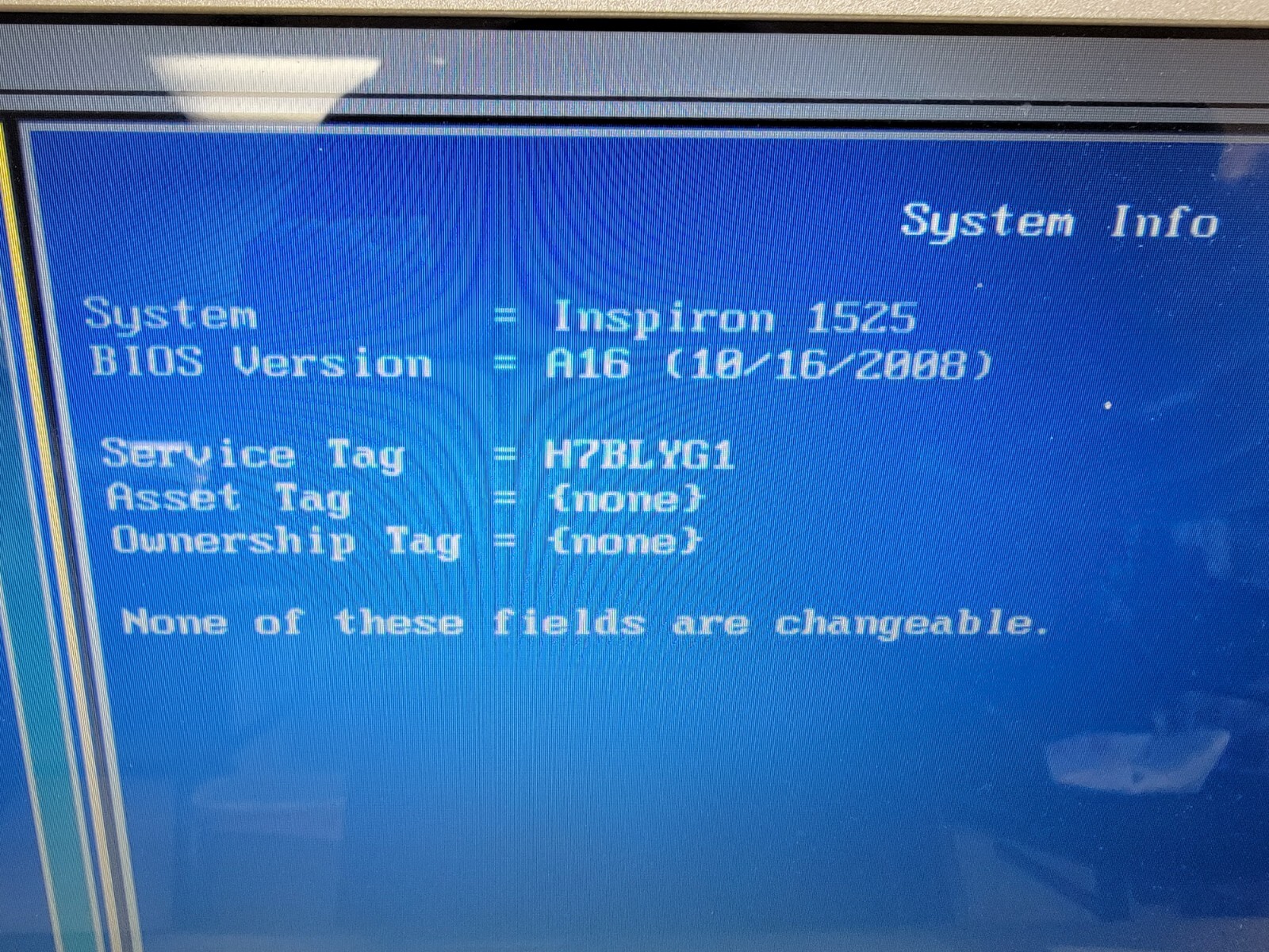 DELL INSPIRON 1525 LAPTOP DUAL CORE 2.00GHZ 2GB RAM 120GB HDD – HARD DIVE WIPED
