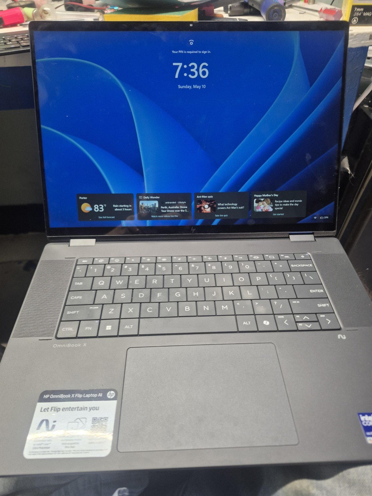 HP OmniBook 7 Laptop Computer 17.3″ FHD Touch Screen Intel Core Ultra 7 32 GB