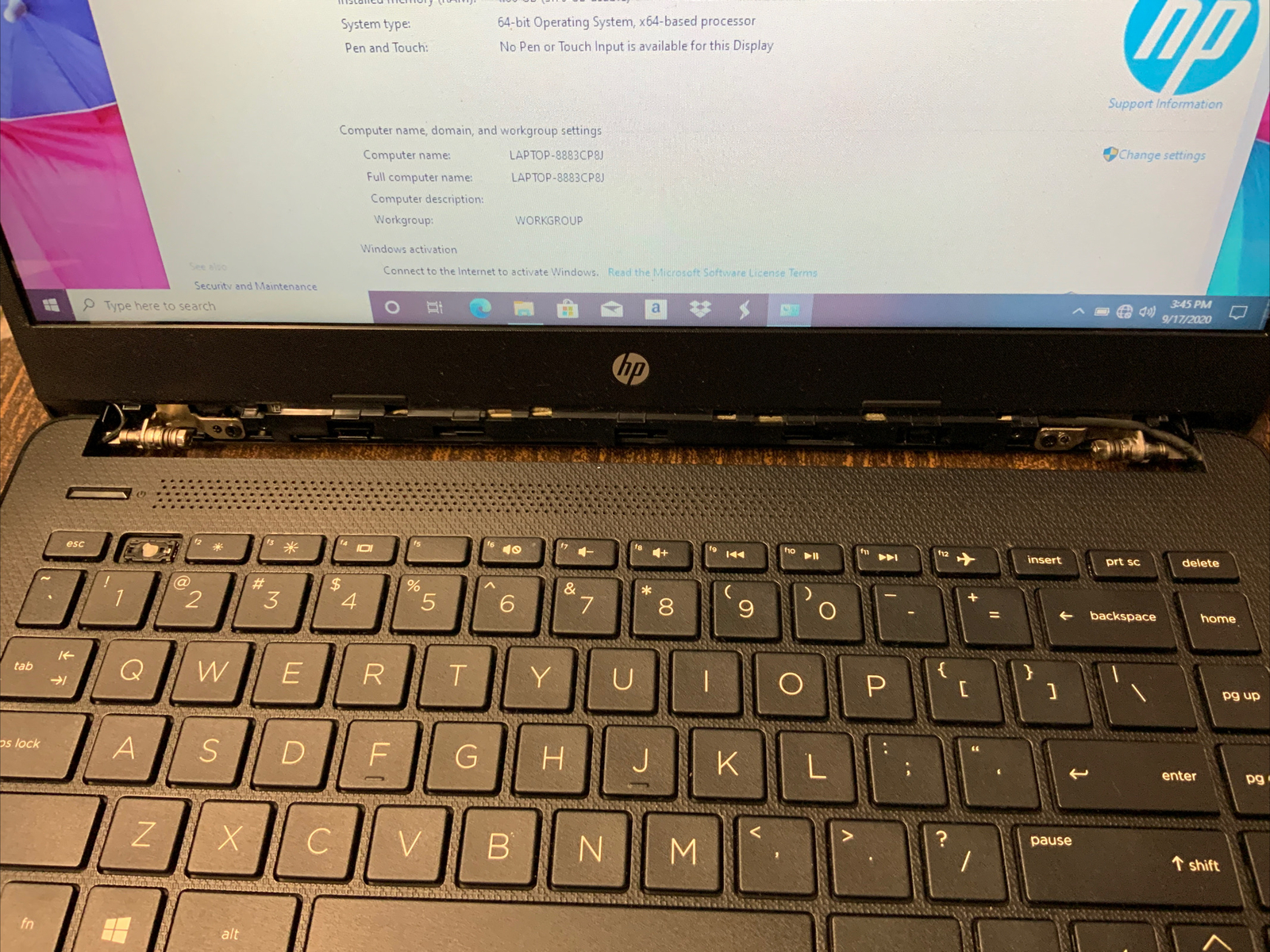 ⚡️HP 14″Laptop Intel Core i3-1005G1 4gb Ram 128gb SSD‼️ Read 👇