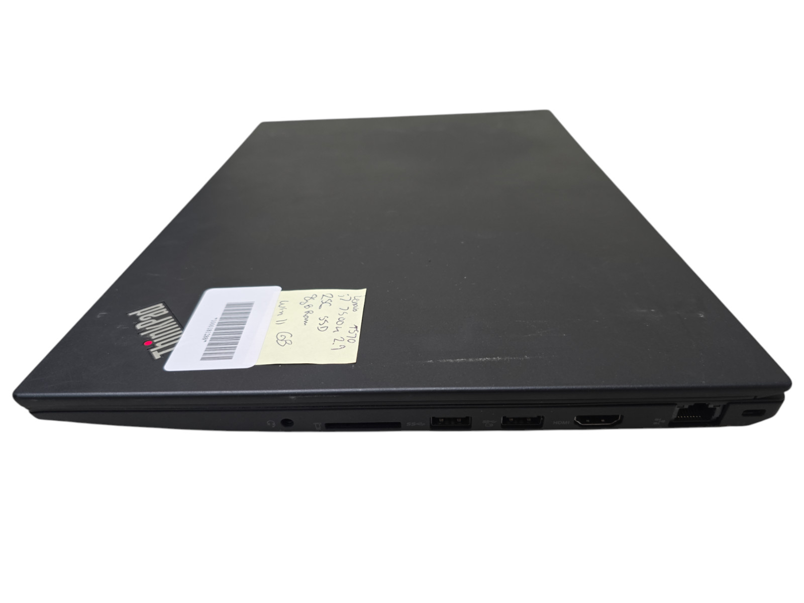 Lenovo ThinkPad T570 i7-7500U@2.9GHz 256GB SSD 8GB Ram Win 11 Tested