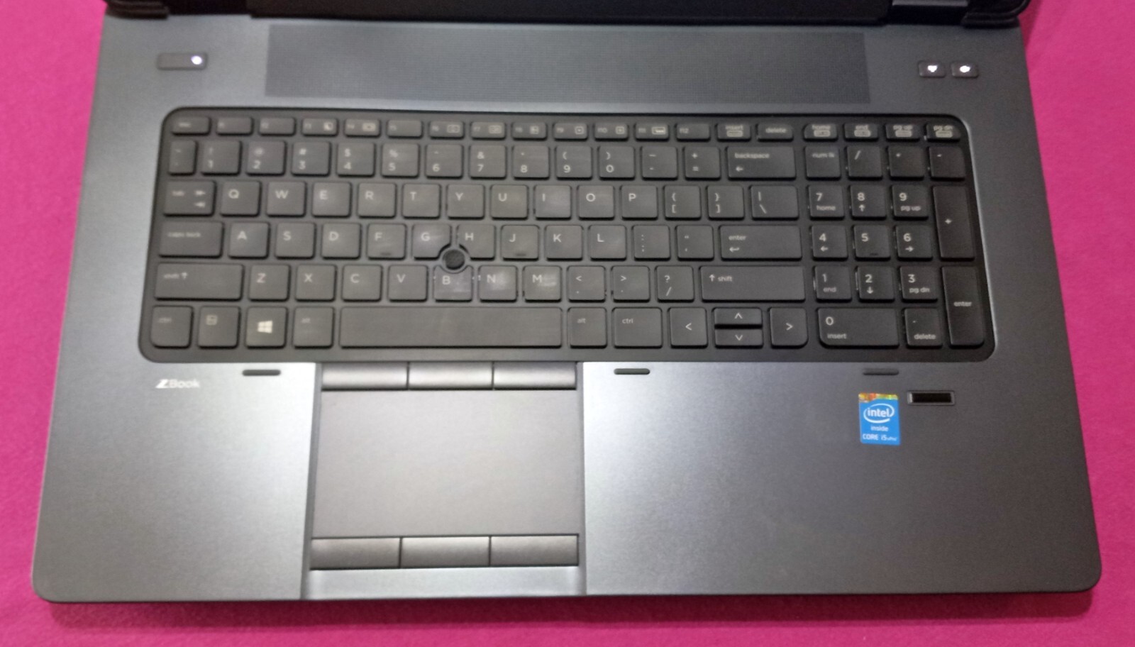 HP ZBook 17 G1 laptop I7-4810mq 2.8-3.8Ghz 16GB 512GB NVIDIA K4100M DREAMCOLOR