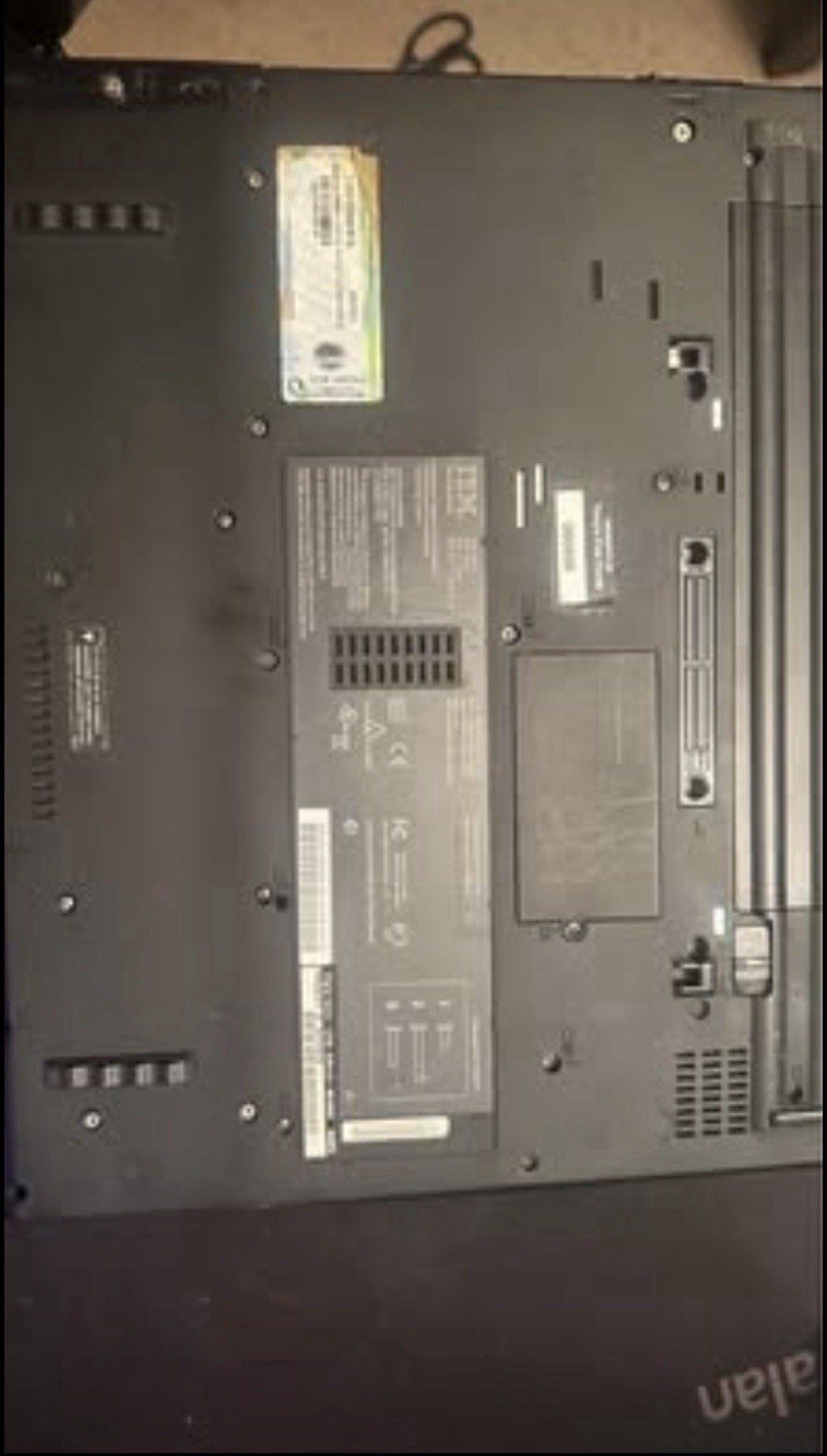 IBM ThinkPad T42 RetroLaptop 2000s Era $270 for all 3 Vintage Laptops check post