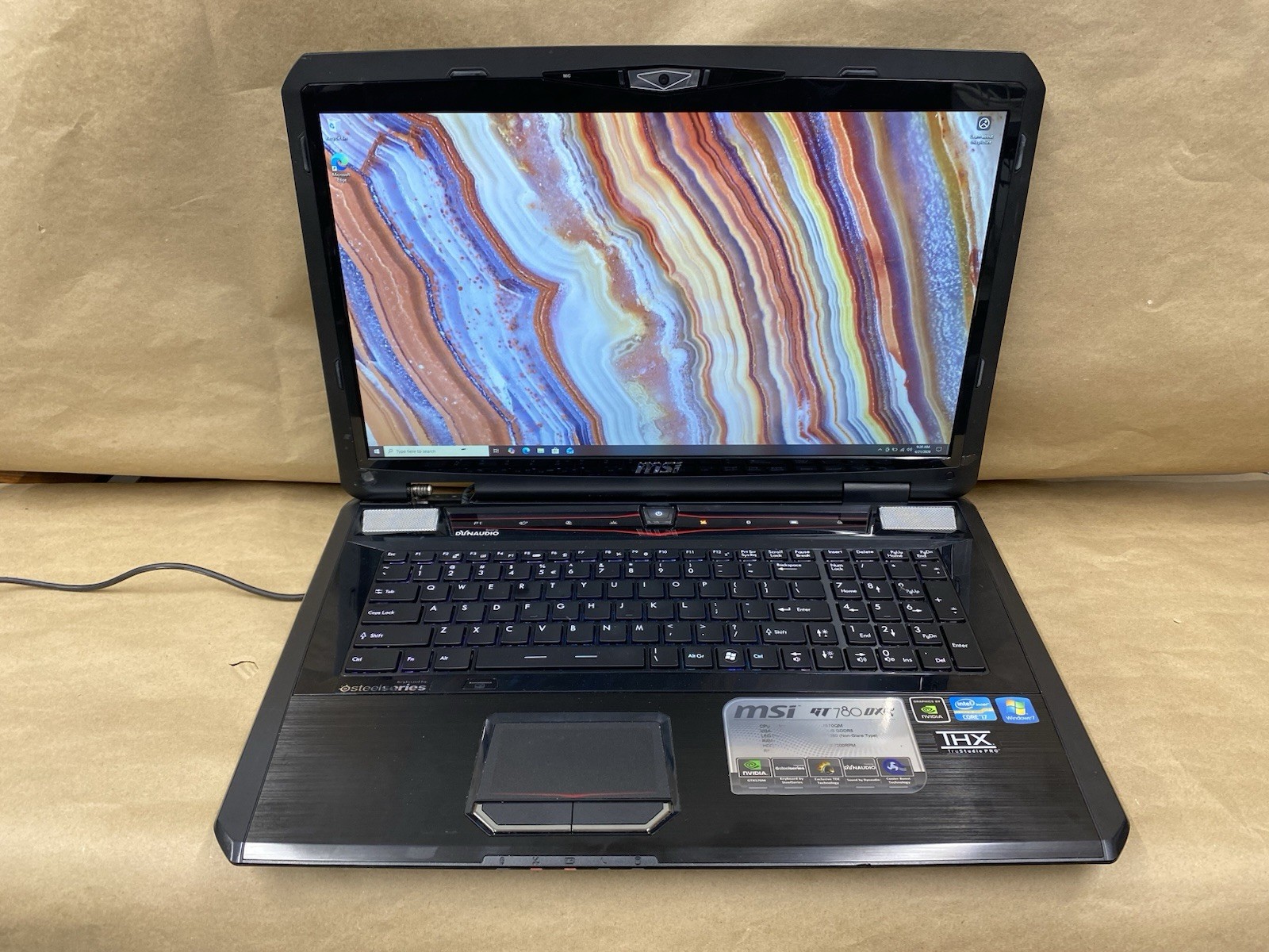MSI GT780DXR – 17.5″ FHD – i7-2670QM – 24 – 128GB SSD – Win 10 Pro – READ