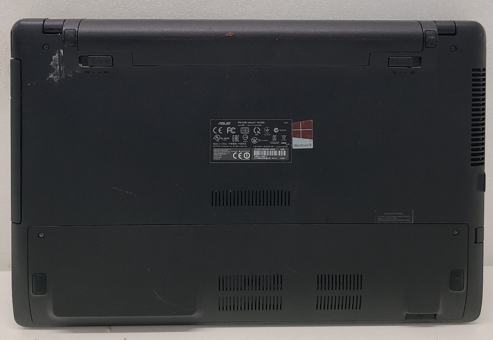 Asus K550LA-MS51T 15.6″ Laptop Intel Core i5-4200U NO RAM/HD/OS/POWER (FL)