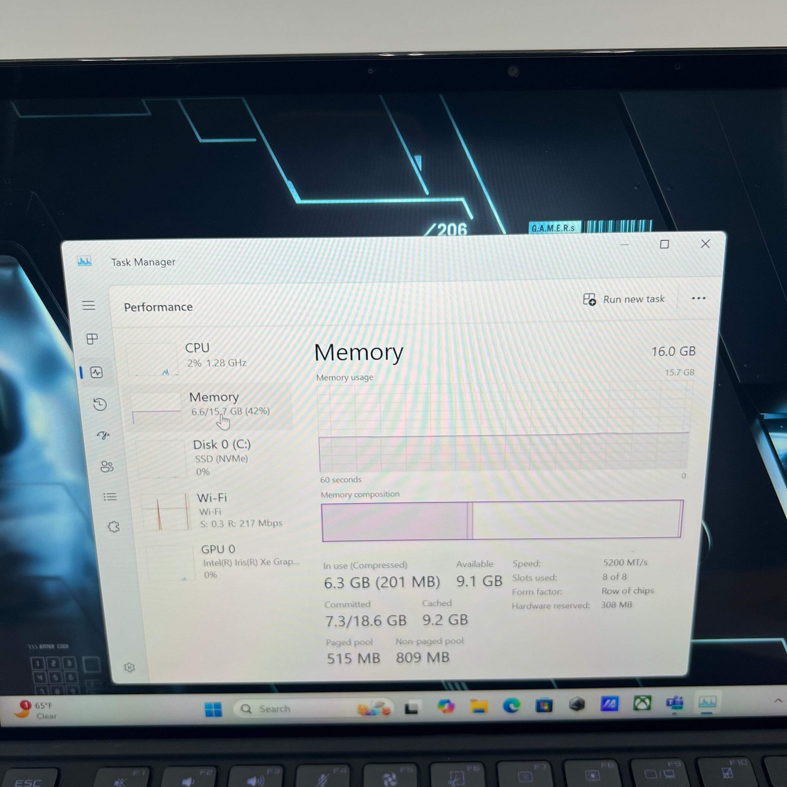 Asus Rog Flow Z13 GZ301Z 13-inch Core i5 12th Gen 16GB RAM Iris Xe Graphics Used