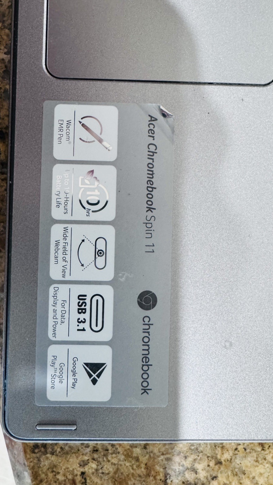 ACER CHROMEBOOK CP311 Series Model N17Q8 (Read description!)