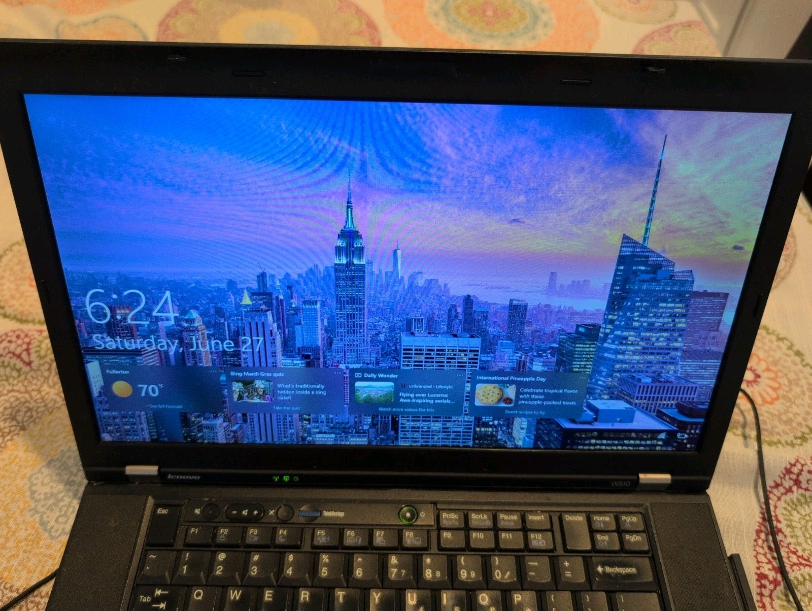 Lenovo ThinkPad W510 15.6″ HD Laptop Core i7-Q820 8GB 150GB SSD NVIDIA Quadro FX