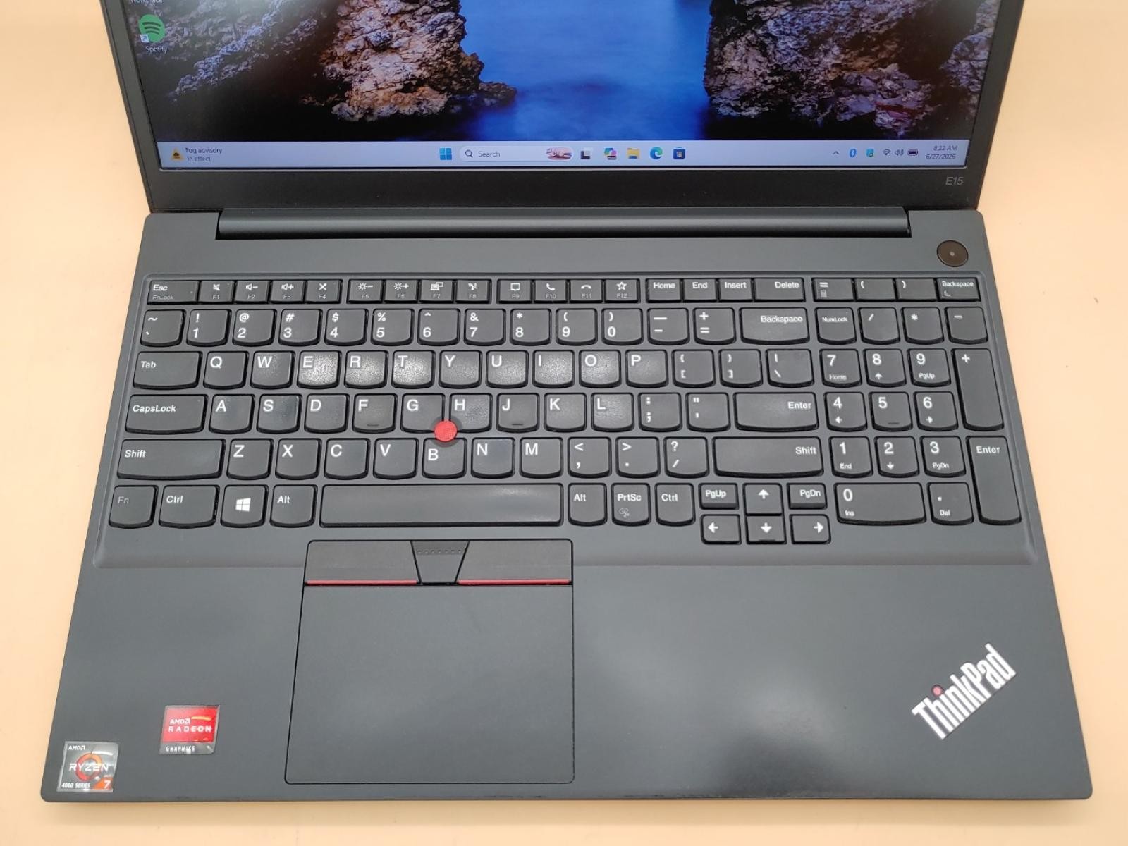 Lenovo ThinkPad E15 Gen 2 15.6″ AMD Ryzen 7 4700U 16GB 512GB Win11Pro *NO A/C**