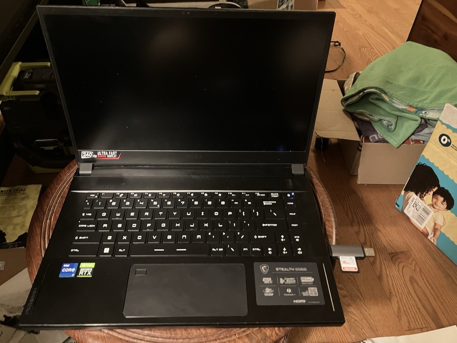 MSI Stealth GS66 12ugs I7 12700h RTX 3070 Ti 32GB RAM With Charger 96TT