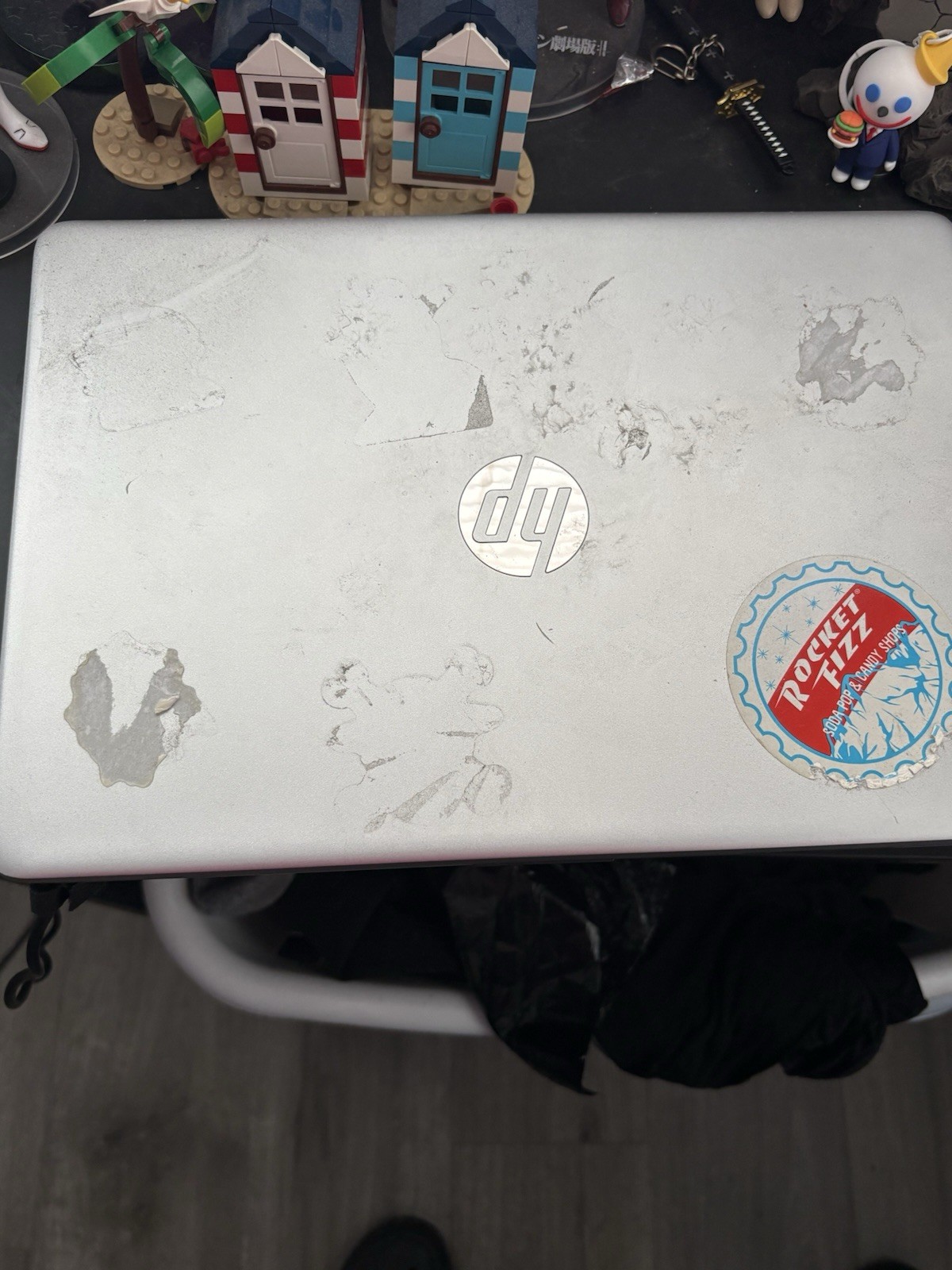 HP Silver Notebook Laptop Silver Full Keyboard Touchpad Sleek Design Portable