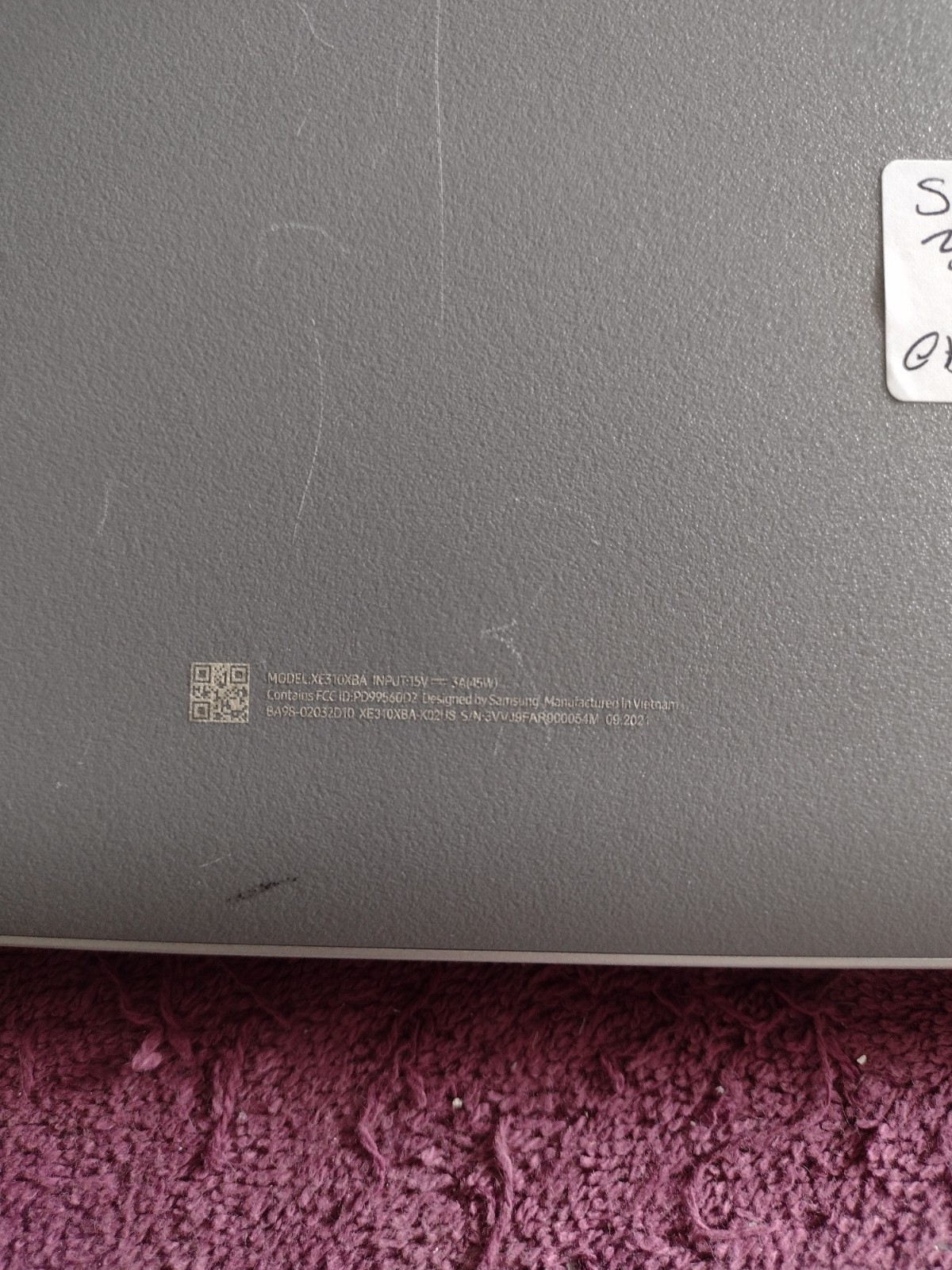 SAMSUNG XE310XBA K01US Chromebook 4 11.6″ Intel N4000 4GB 64GB nice clean RARE