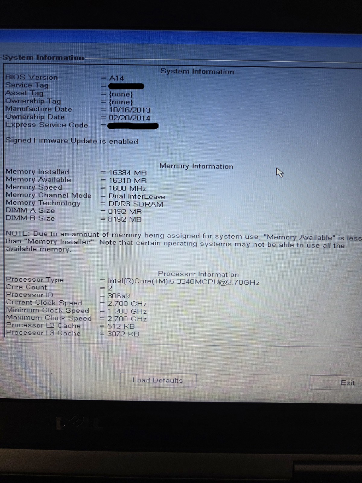 Dell Latitude e6330 , 16Gig RAM, 500g HDD, dock and power supplies