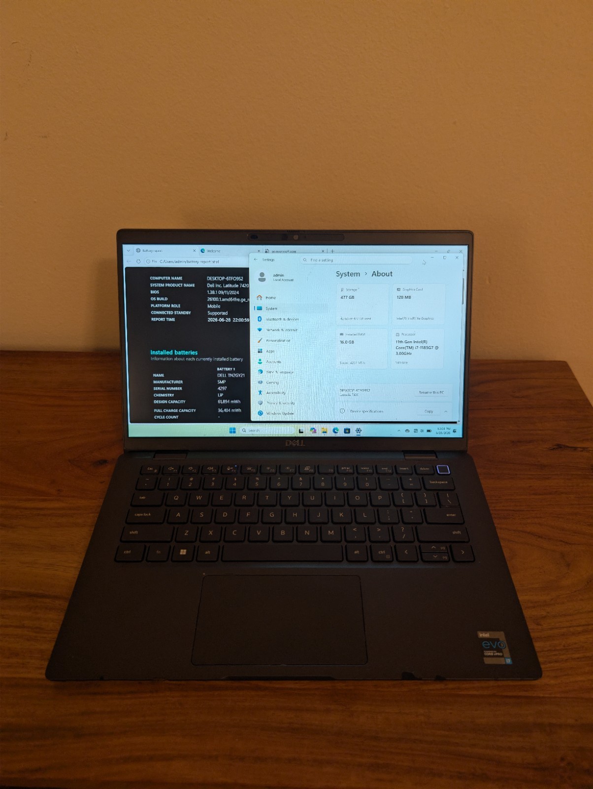 Dell Latitude 7420 14″ (Intel Core i7-1185G7 16GB RAM, 512GB SSD) PLEASE READ