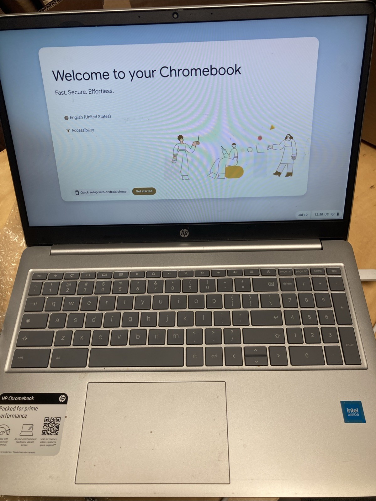 HP Chromebook 15a-nb0013dx – 15.6″ Intel N200 3.2 GHz, 8GB RAM, 64GB