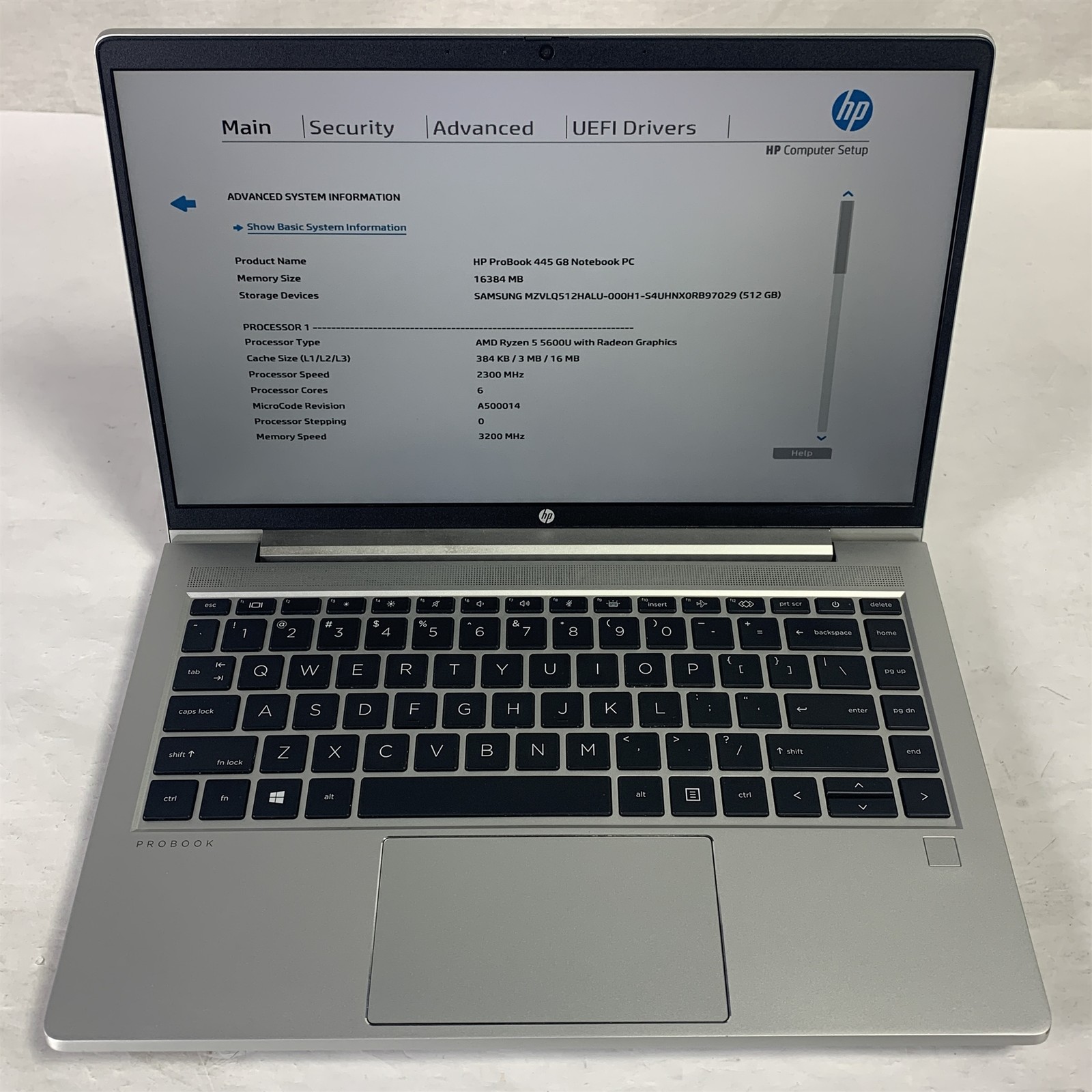 HP ProBook 445 G8 14″ Laptop Ryzen 5 5600U 2.3GHz 16GB 512GB NVMe SSD – Win11