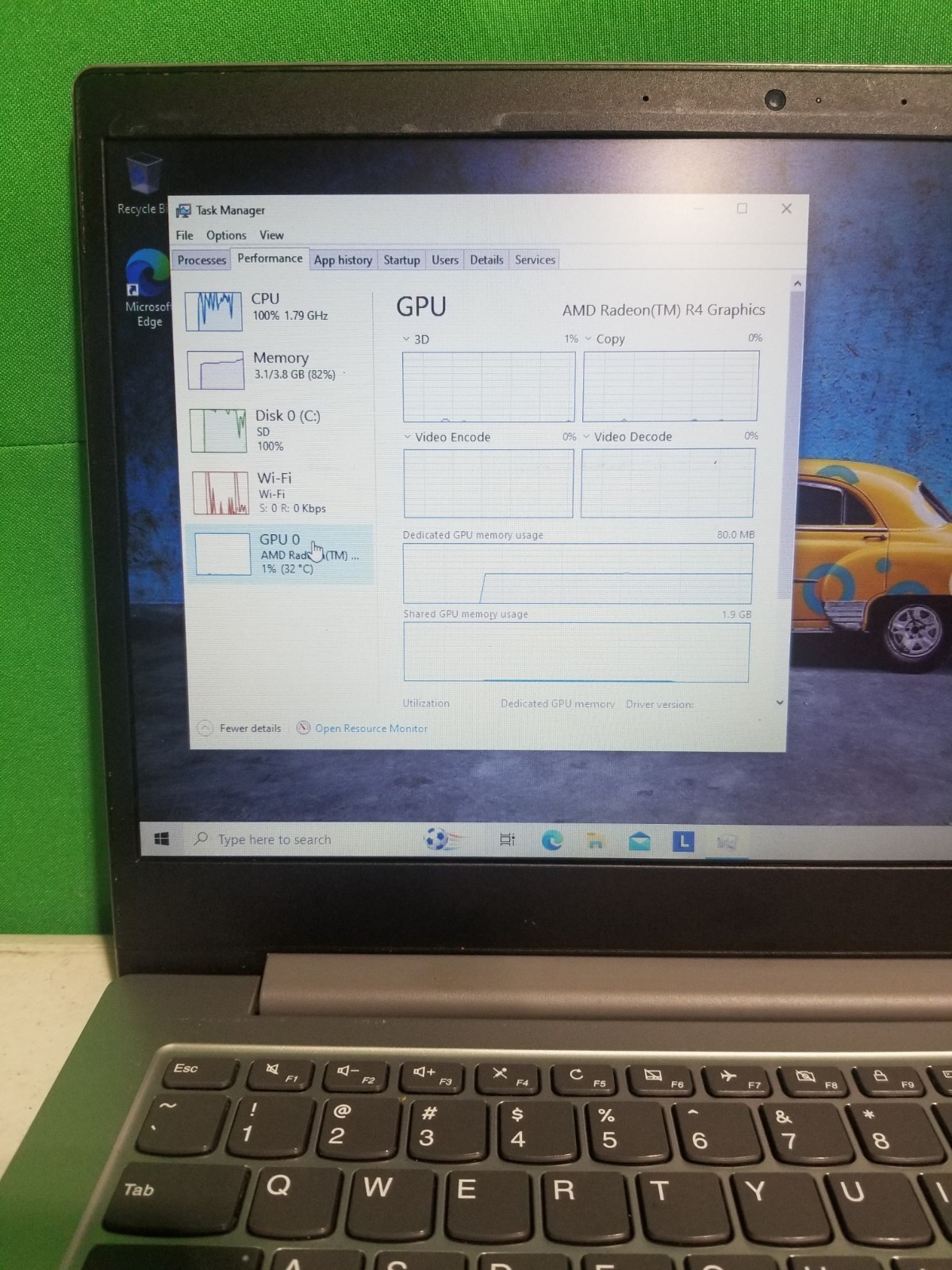 Lenovo ideapad slim 1 14AST-05 14″ A6-9220e 1.6GHz 4GB RAM 64GB SSD