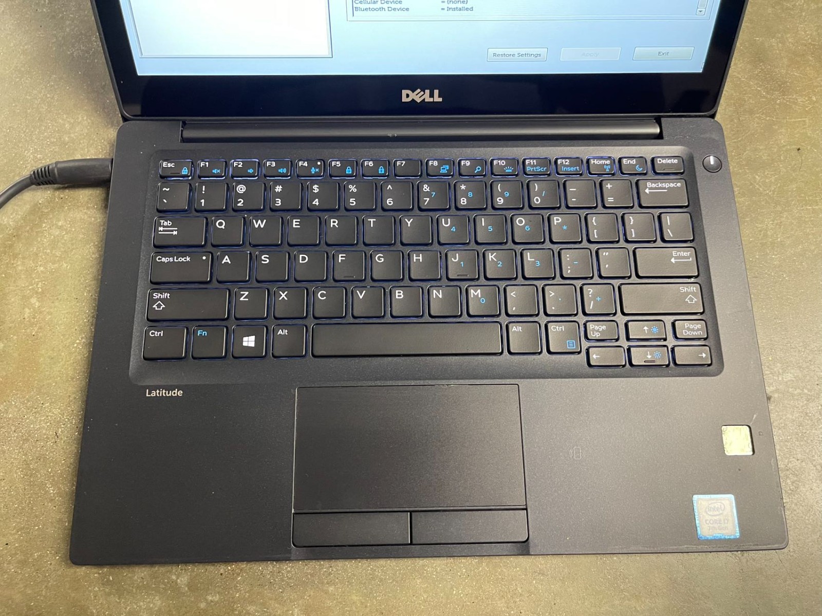 LOTX4 Dell Laptop Latitude 7280 Touchscreen 12.5″ i7-7600U MOTHERBOARD KEYBOARD