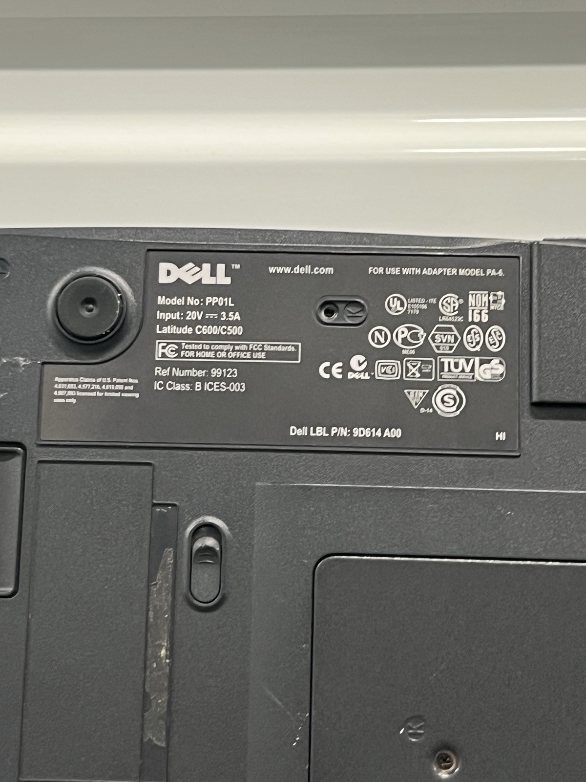 Vintage Dell Latitude C600 Retro Pentium III Laptop CD, Serial, ATI Graphics