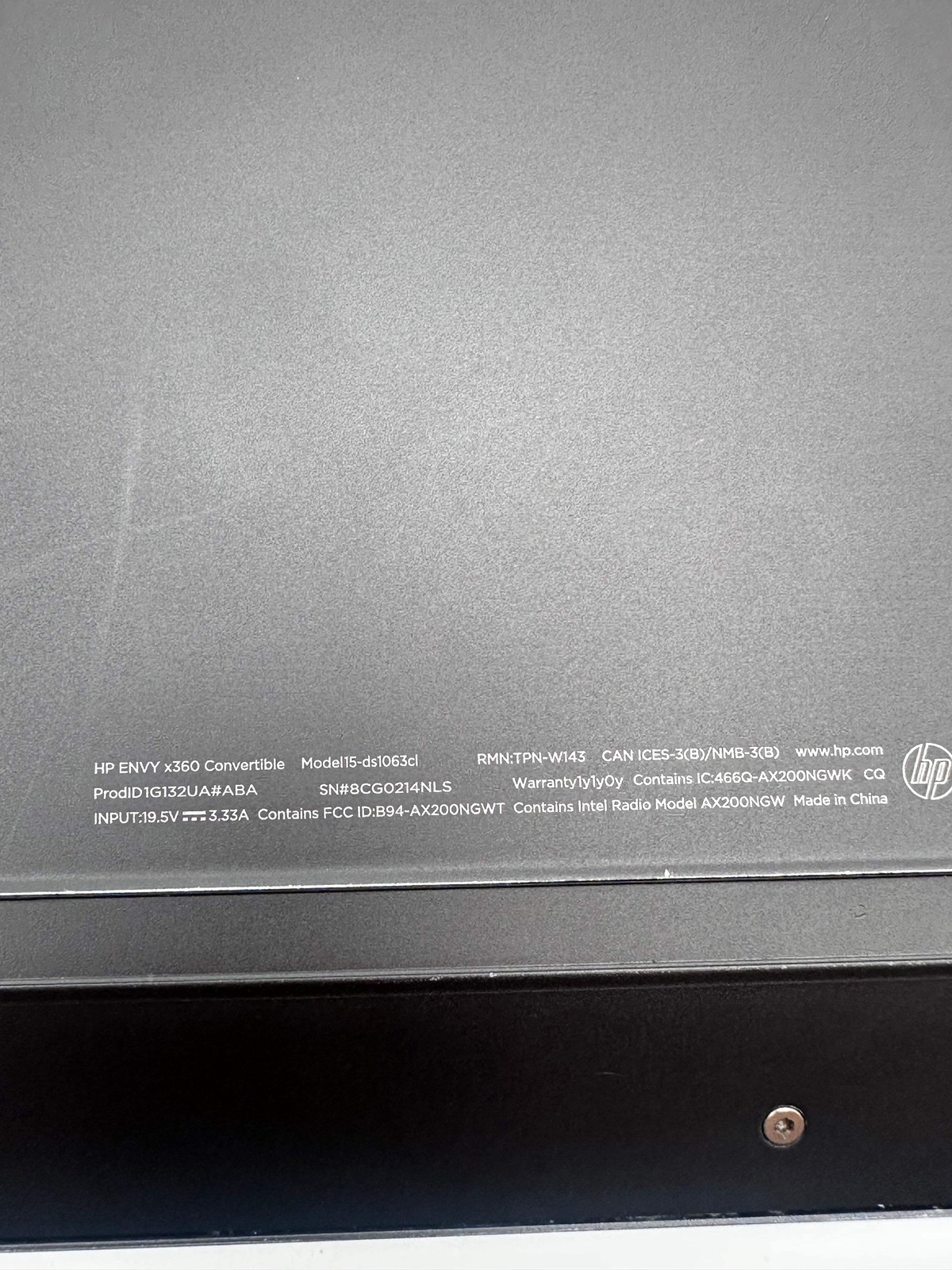 HP ENVY x360 15.6″ Laptop AMD Ryzen 5 4500U Series 8GB RAM 512GB w/ Charger