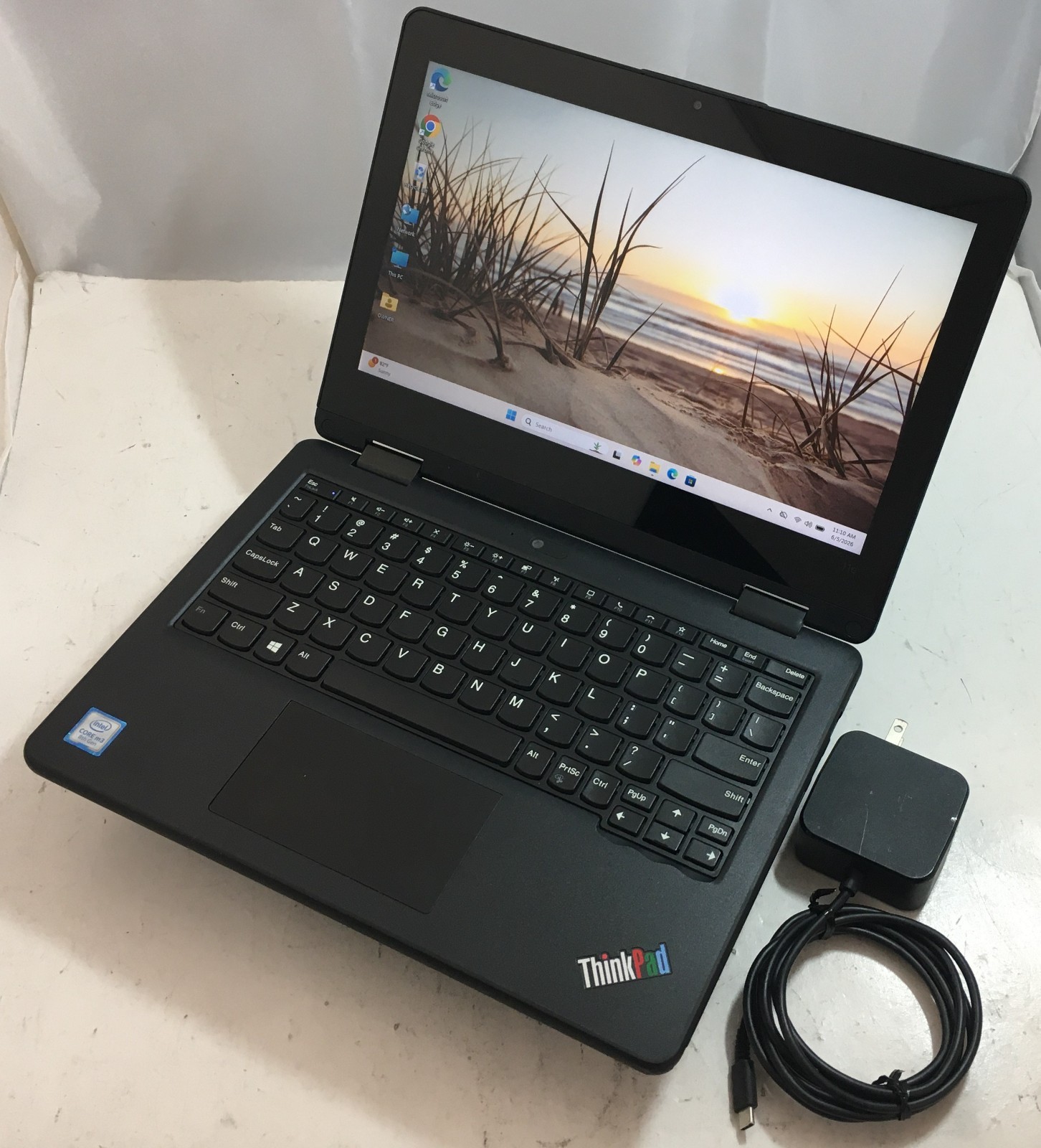 Lenovo ThinkPad 11e Yoga Gen-6 Touchscreen M3-8100Y 1.1GHz 8GB 256 GB SSD Win11