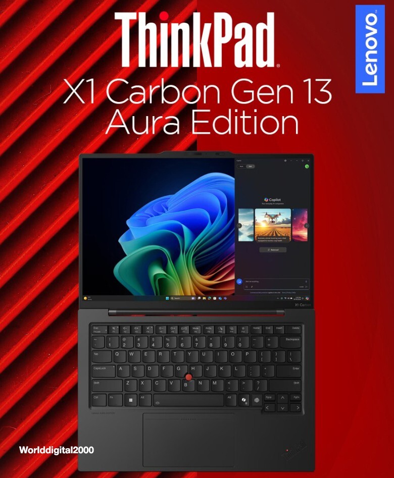 2025 Lenovo ThinkPad X1 Carbon Gen 13 Aura Edition 14″ 2.8K Ultra5 226V 16G 1TB