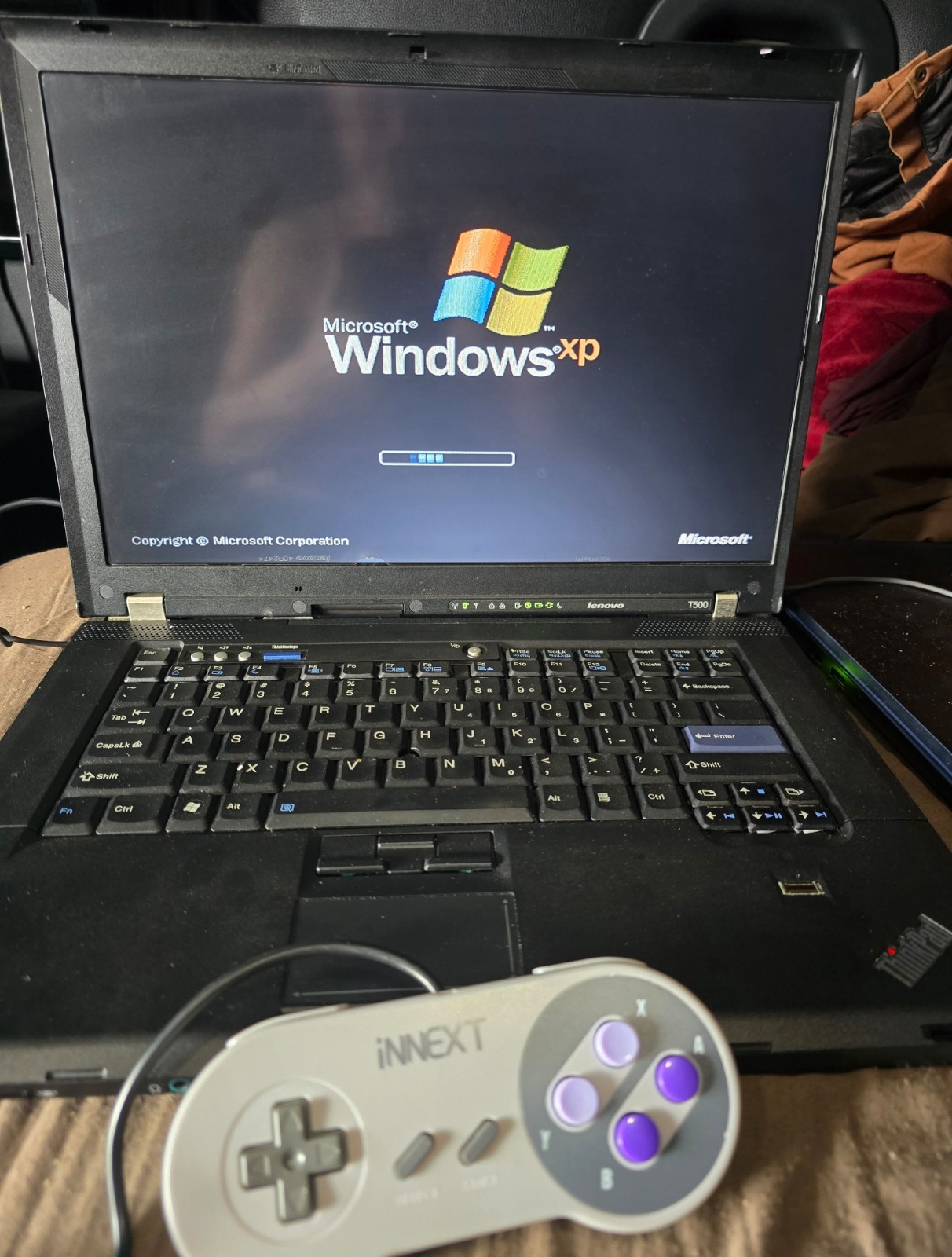 ThinkPad T500 Win XP P8400 2.26GHz 4GB RAM 80GB HDD DVD With Game Controller