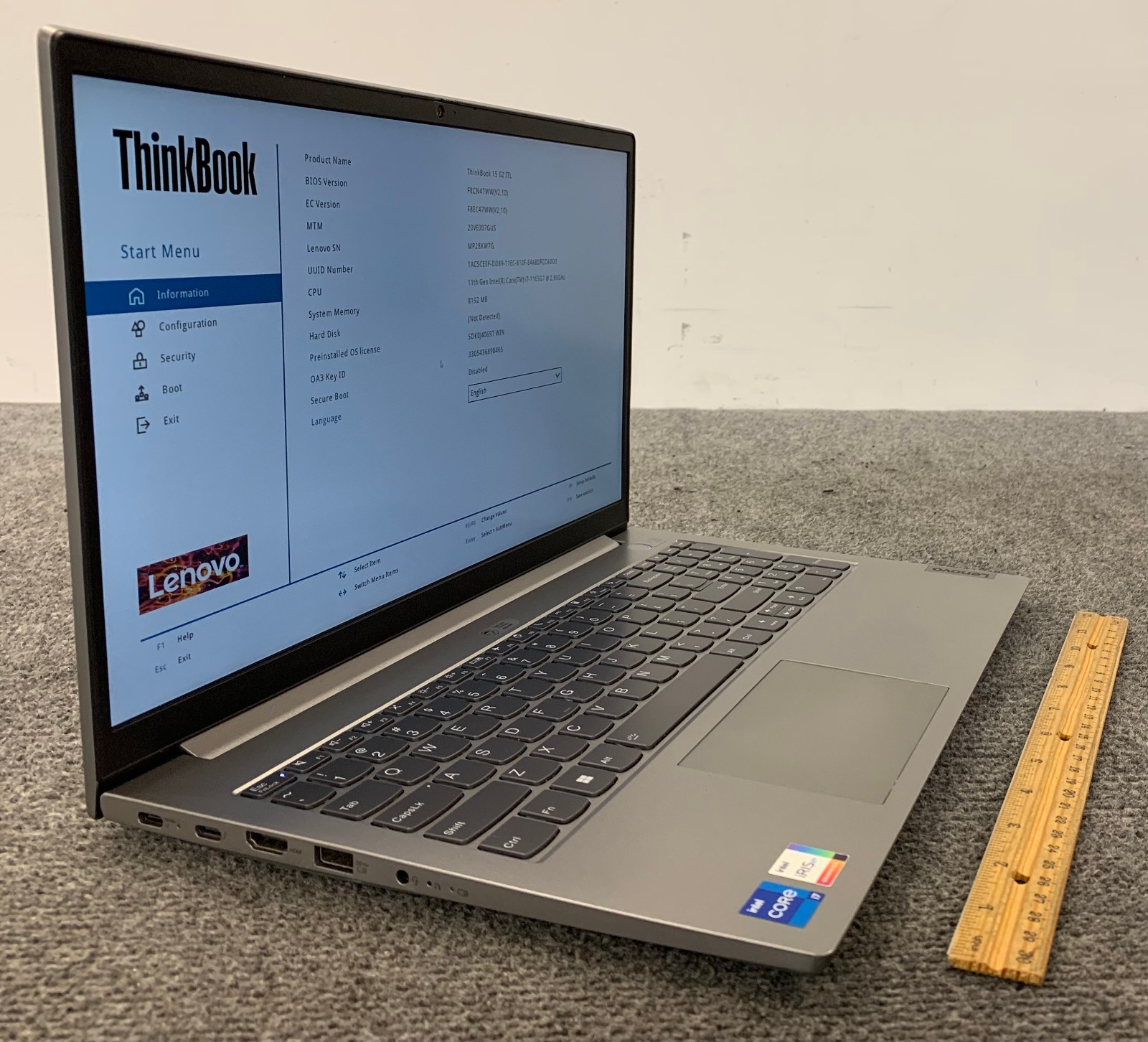 Lenovo ThinkBook 15 G2 ITL 15.6″ i7-1165G7 8GB RAM, No Storage, Remote Managed