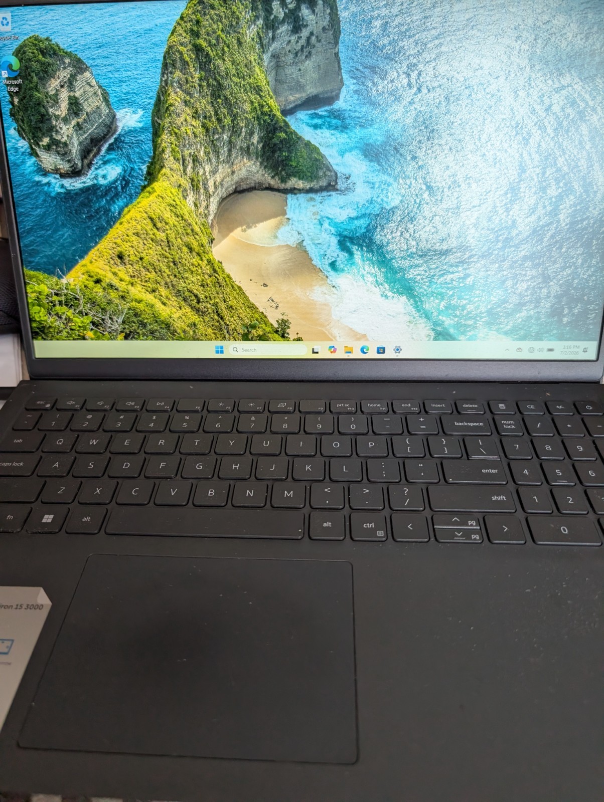 Dell Inspiron 15 3511 i5-1135G7 16GB RAM 1TB HDD Win 11 Home iRISx Touchscreen