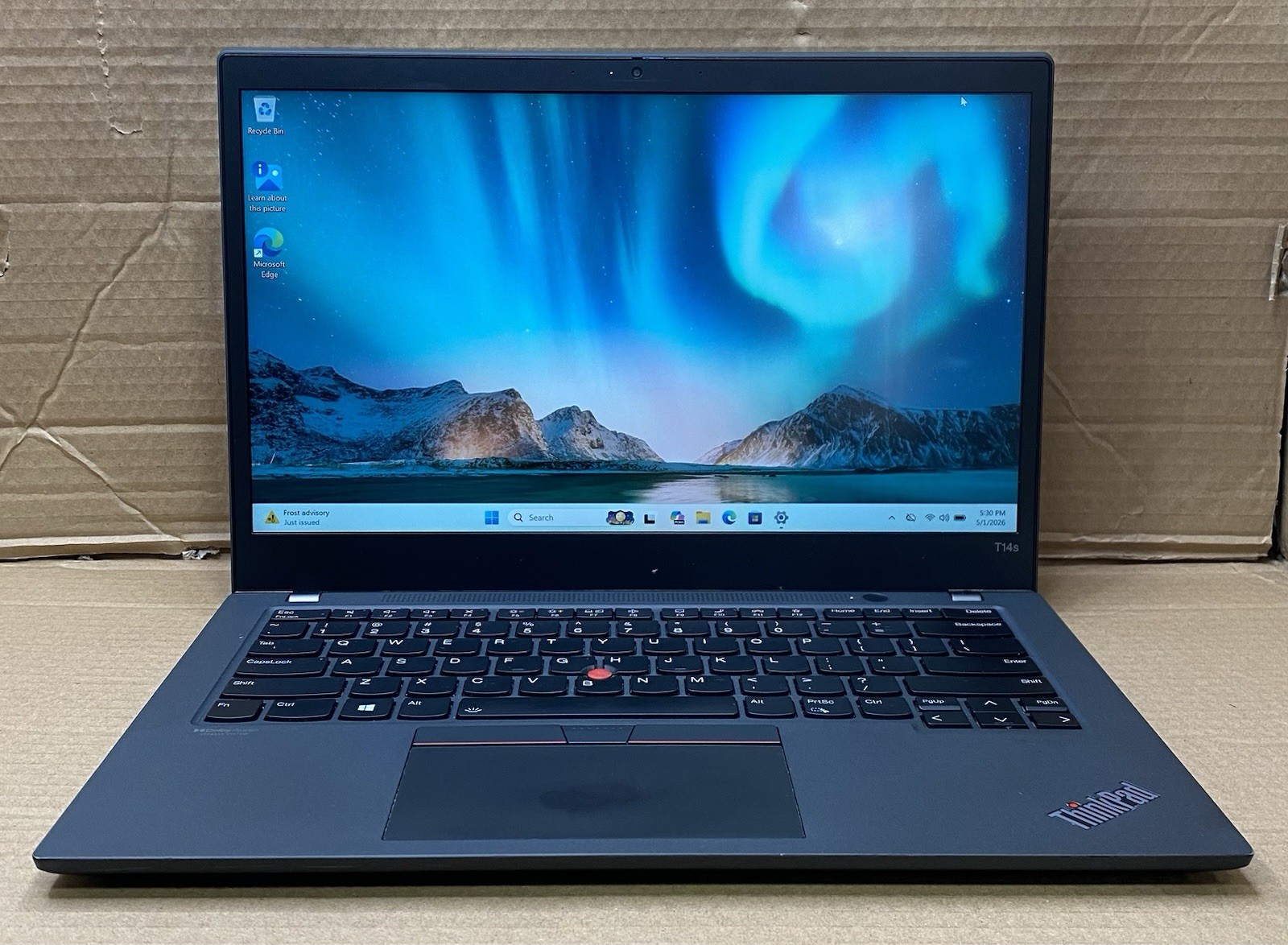 Lenovo ThinkPad T14s Gen 2 14″ AMD Ryzen 5 PRO 5650U 8GB RAM 256GB SSD Wind 11